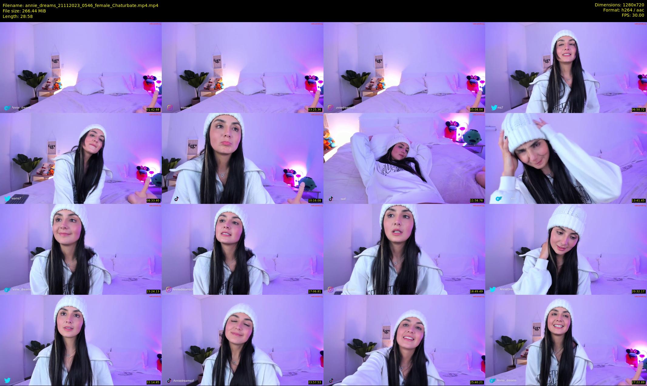annie_dreams — 29 minute Chaturbate female cam show recording, 720p, Nov 21, 2023