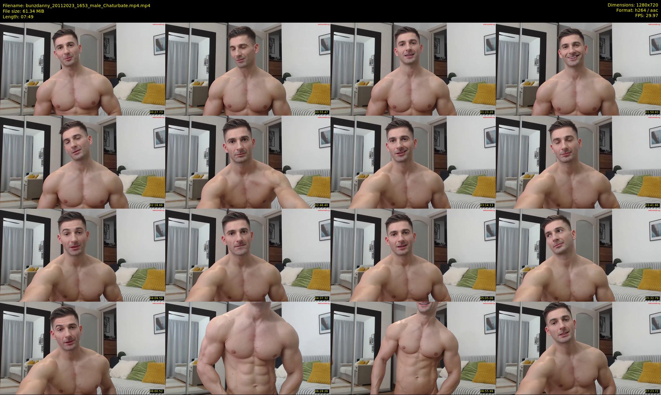 bunzdanny — 8 minute Chaturbate male cam show recording, 720p, Nov 20, 2023