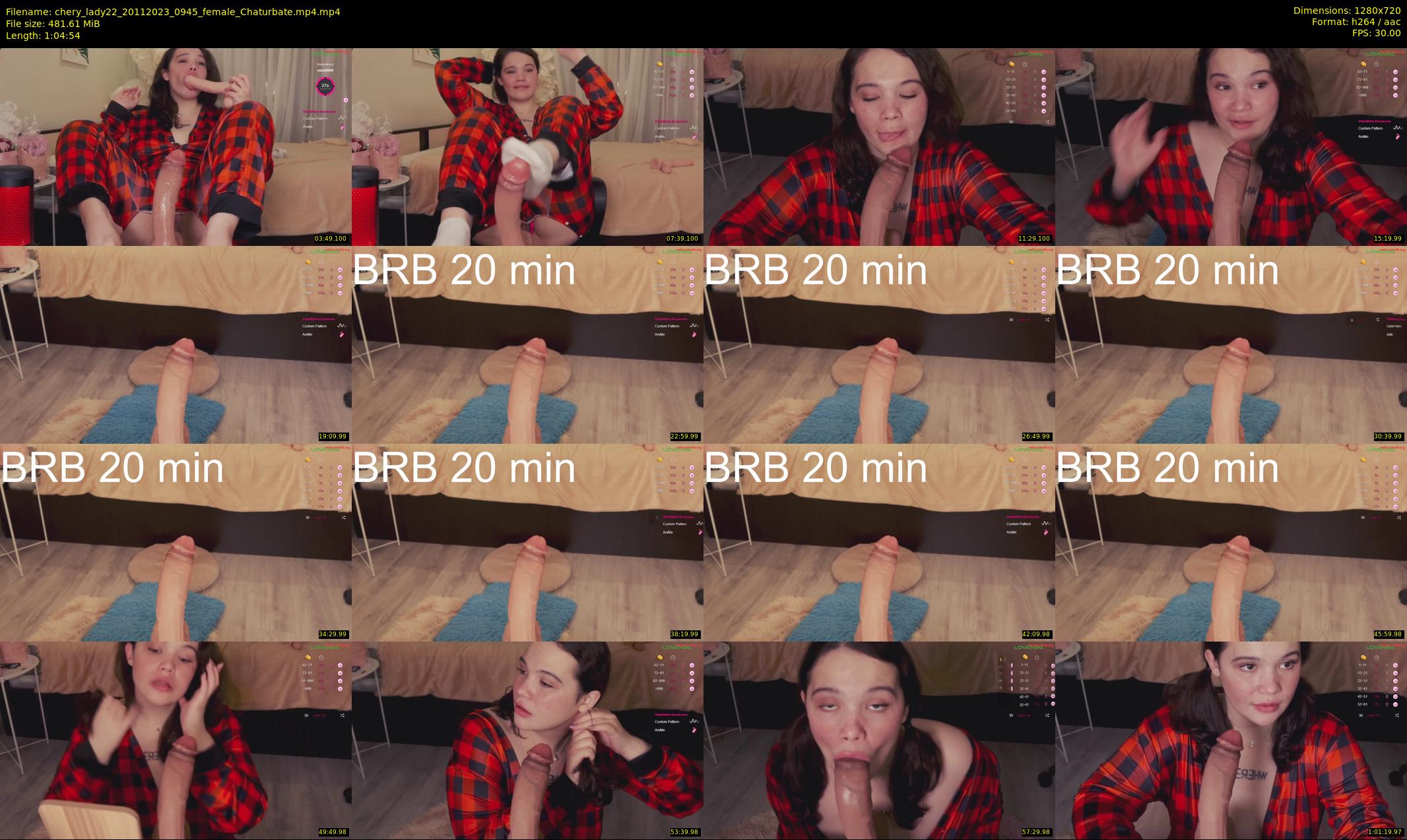 chery_lady22 — 65 minute Chaturbate female cam show recording, 720p, Nov 20, 2023