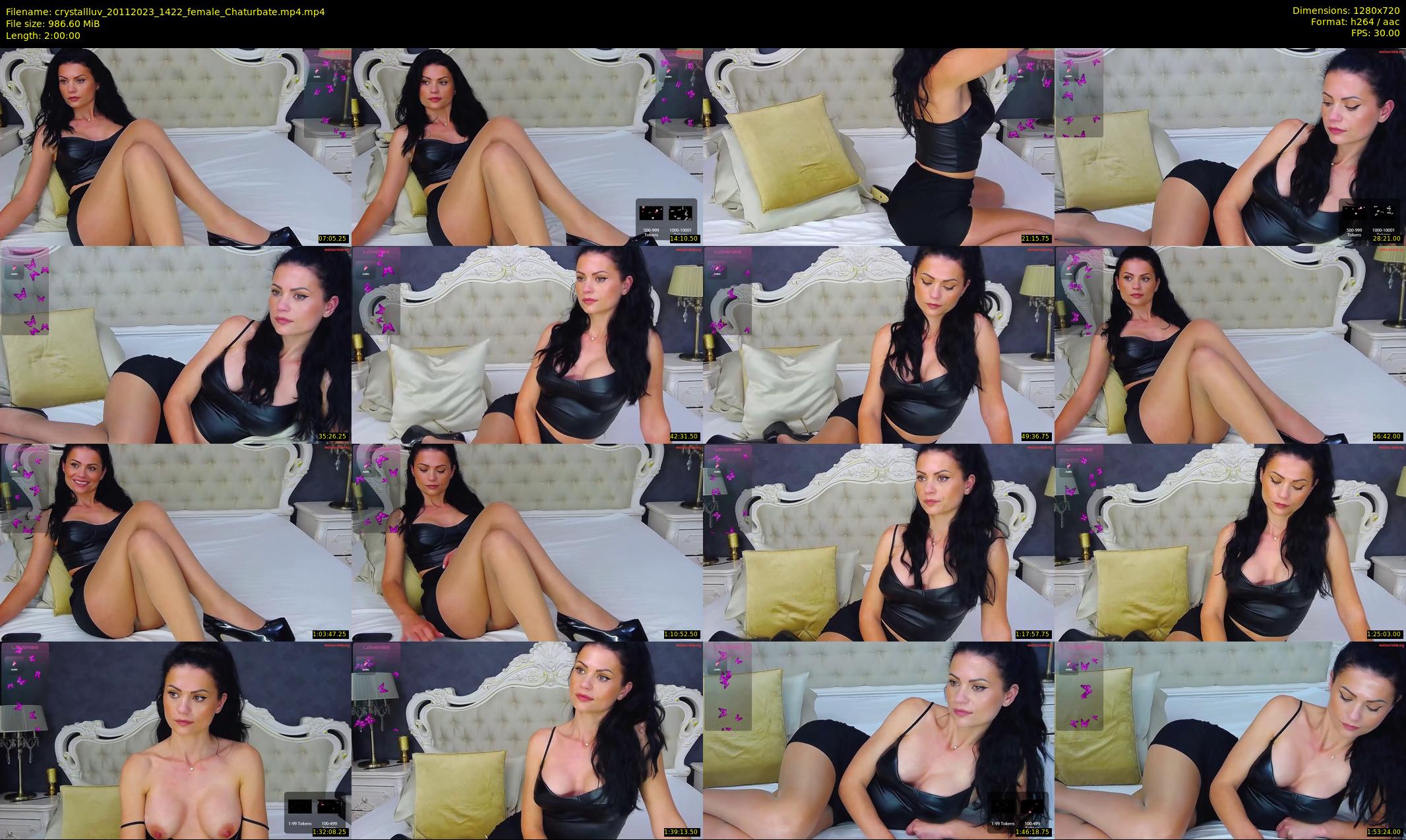 crystallluv — 120 minute Chaturbate female cam show recording, 720p, Nov 20, 2023