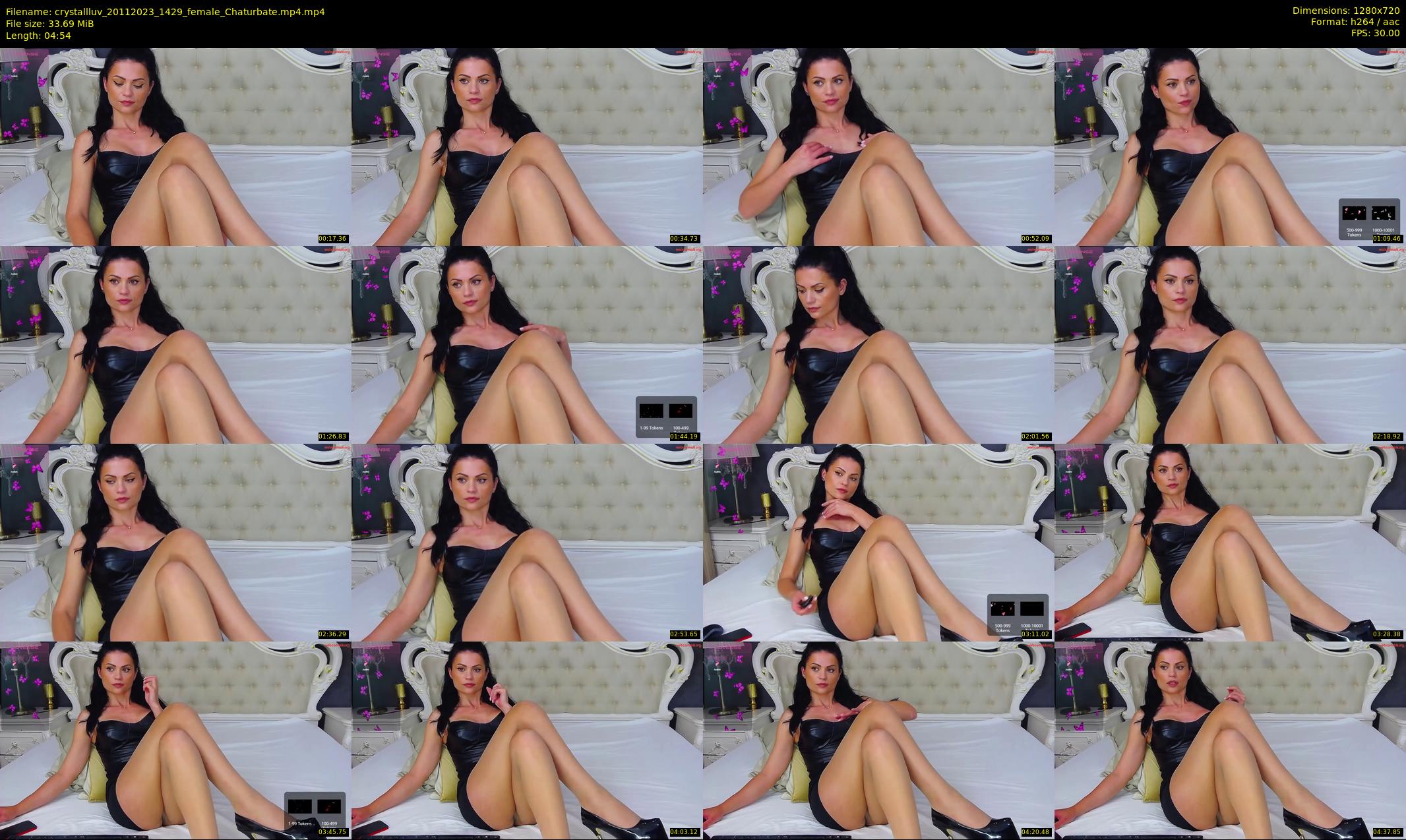 crystallluv — 5 minute Chaturbate female cam show recording, 720p, Nov 20, 2023