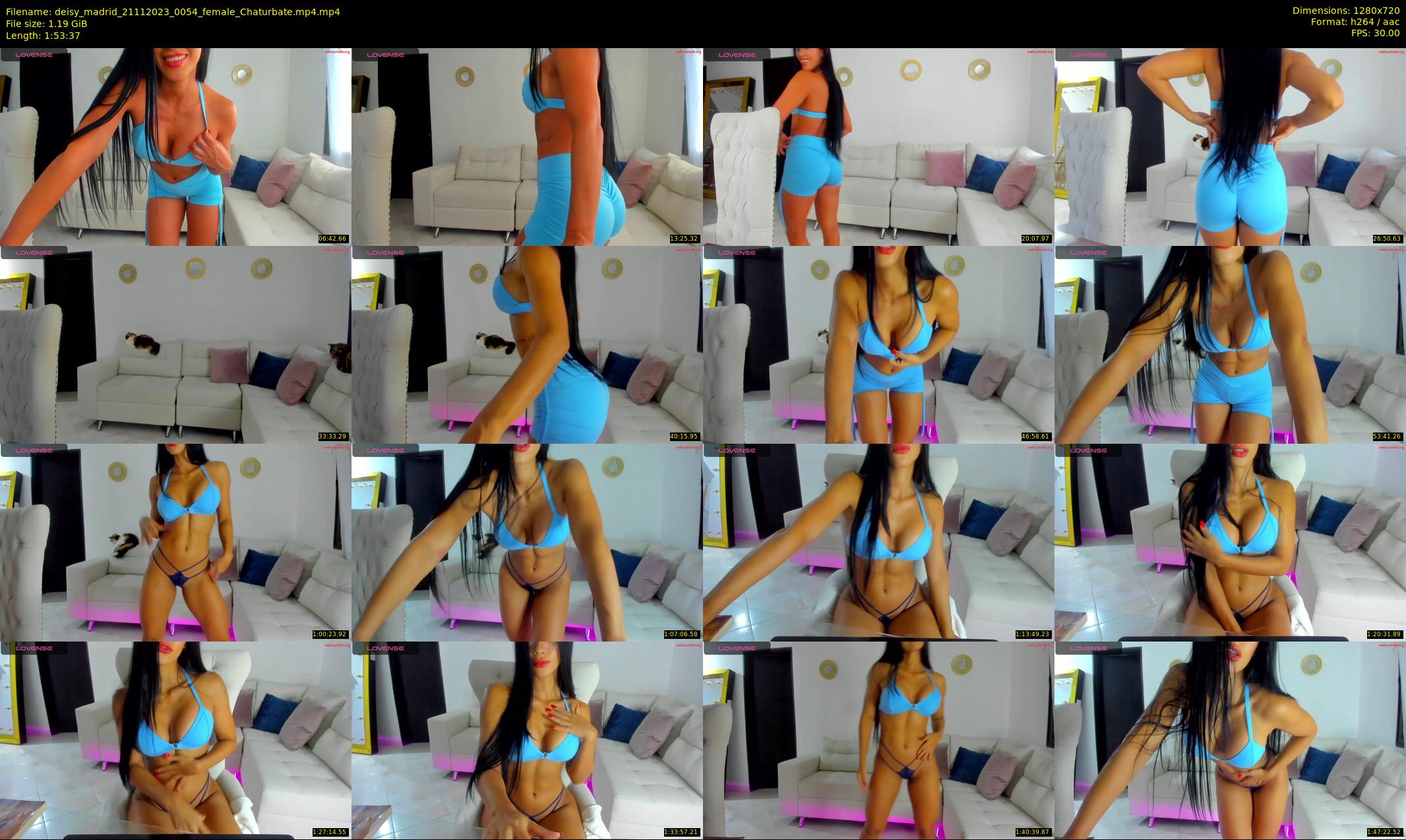 deisy_madrid — 114 minute Chaturbate female cam show recording, 720p, Nov 21, 2023