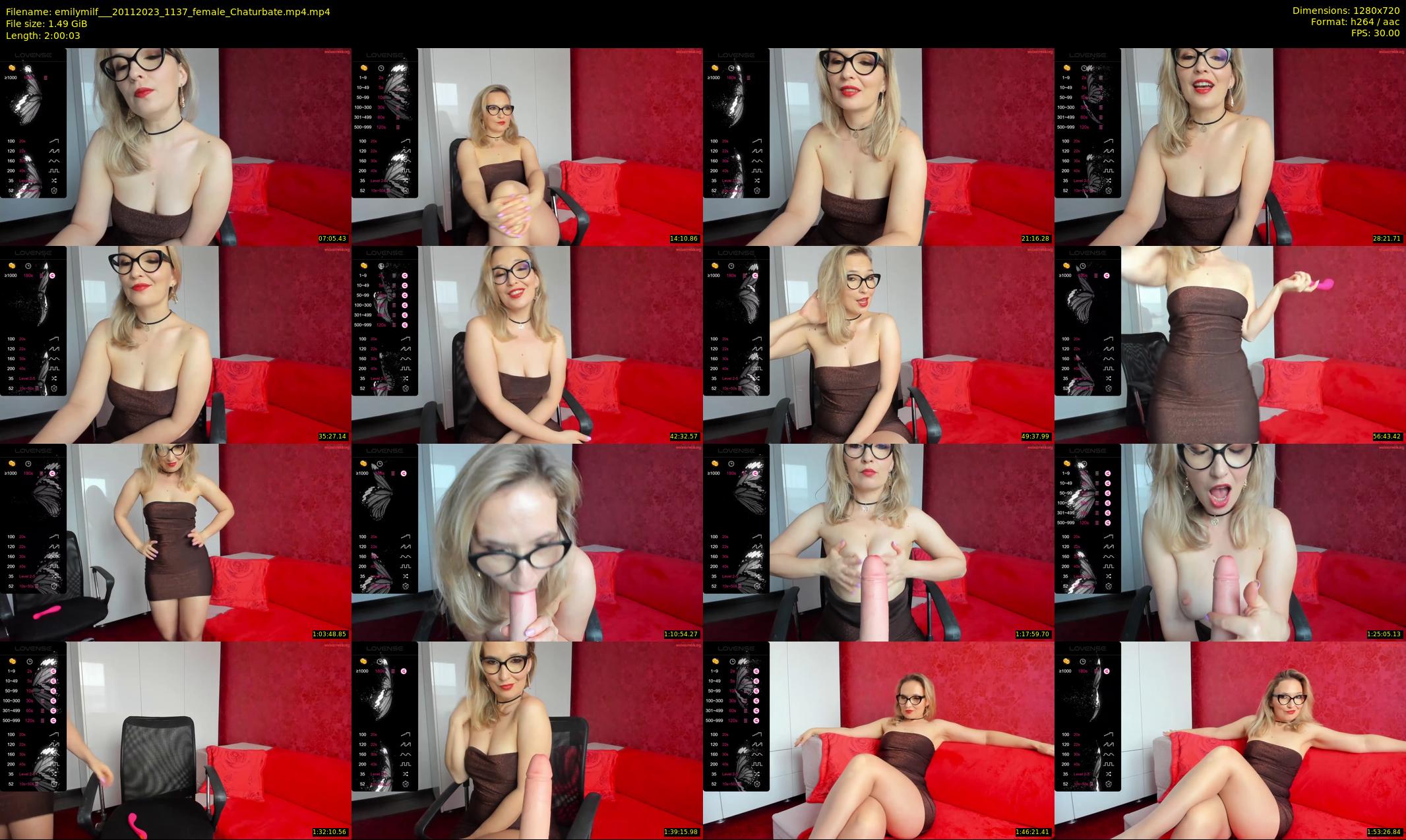 emilymilf__ — 121 minute Chaturbate female cam show recording, 720p, Nov 20, 2023
