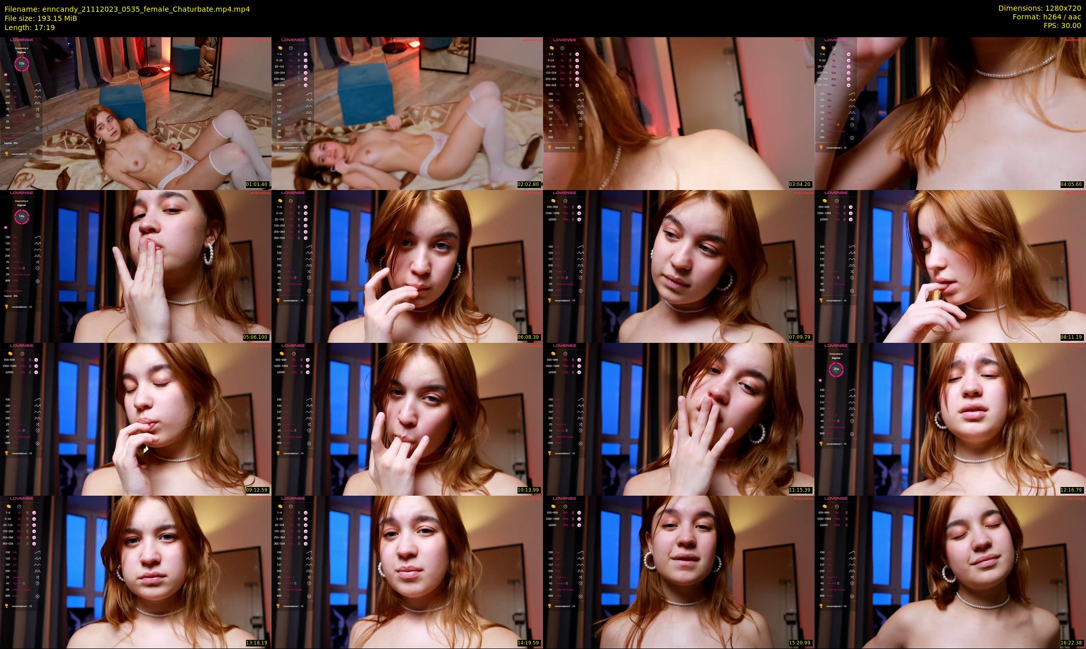 enncandy — 18 minute Chaturbate female cam show recording, 720p, Nov 21, 2023
