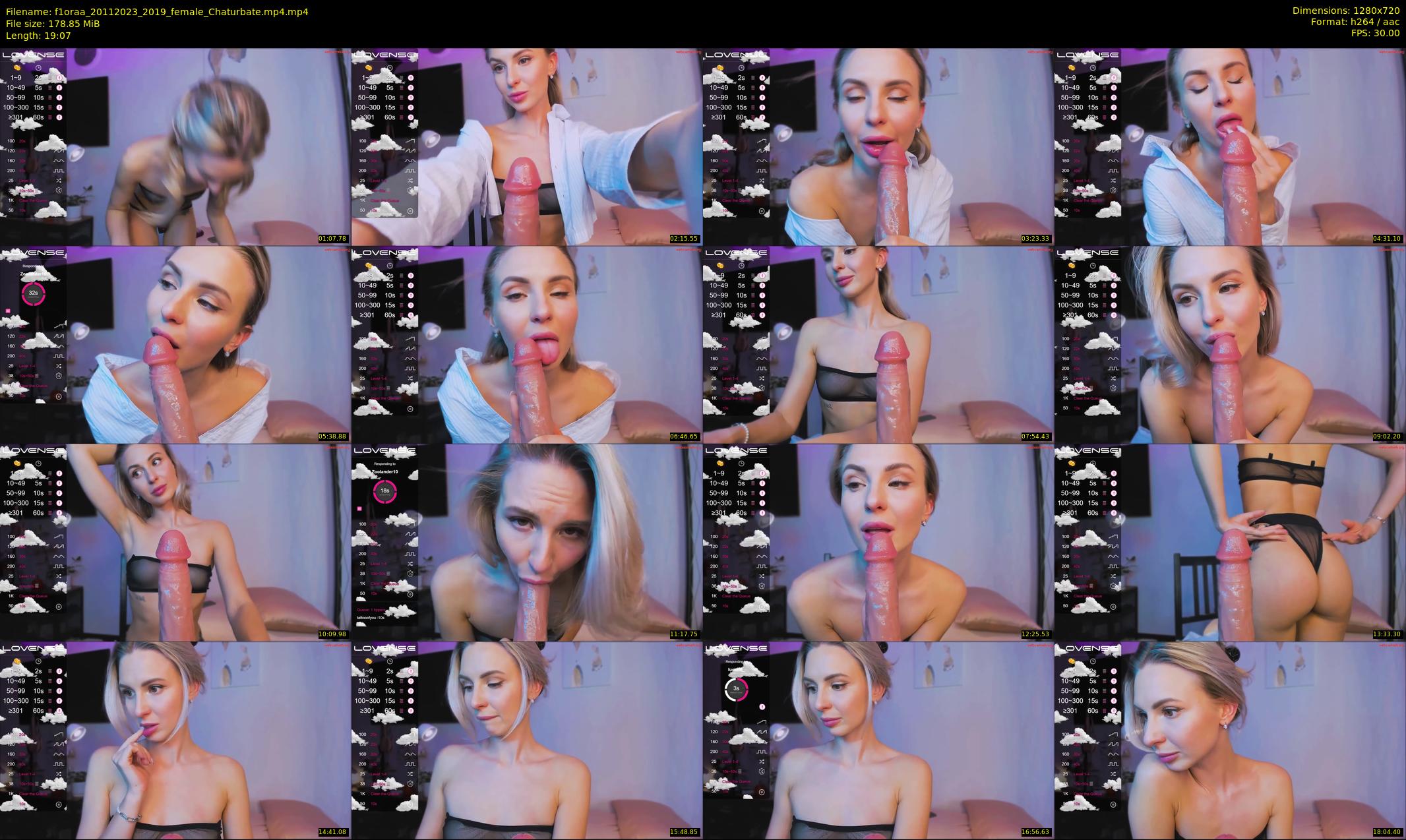 f1oraa — 20 minute Chaturbate female cam show recording, 720p, Nov 20, 2023