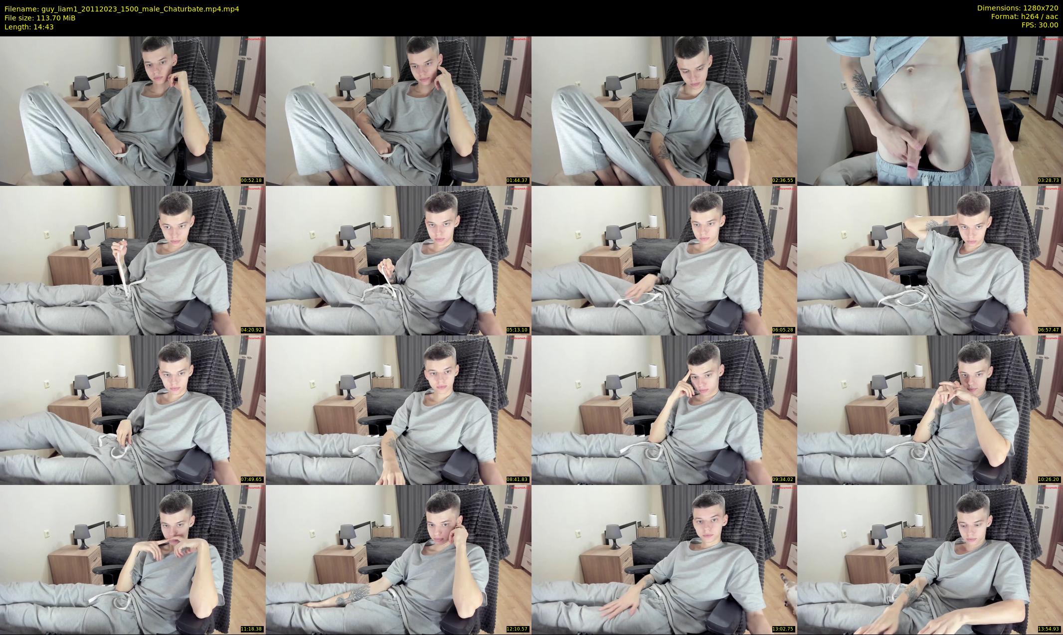 guy_liam1 — 15 minute Chaturbate male cam show recording, 720p, Nov 20, 2023