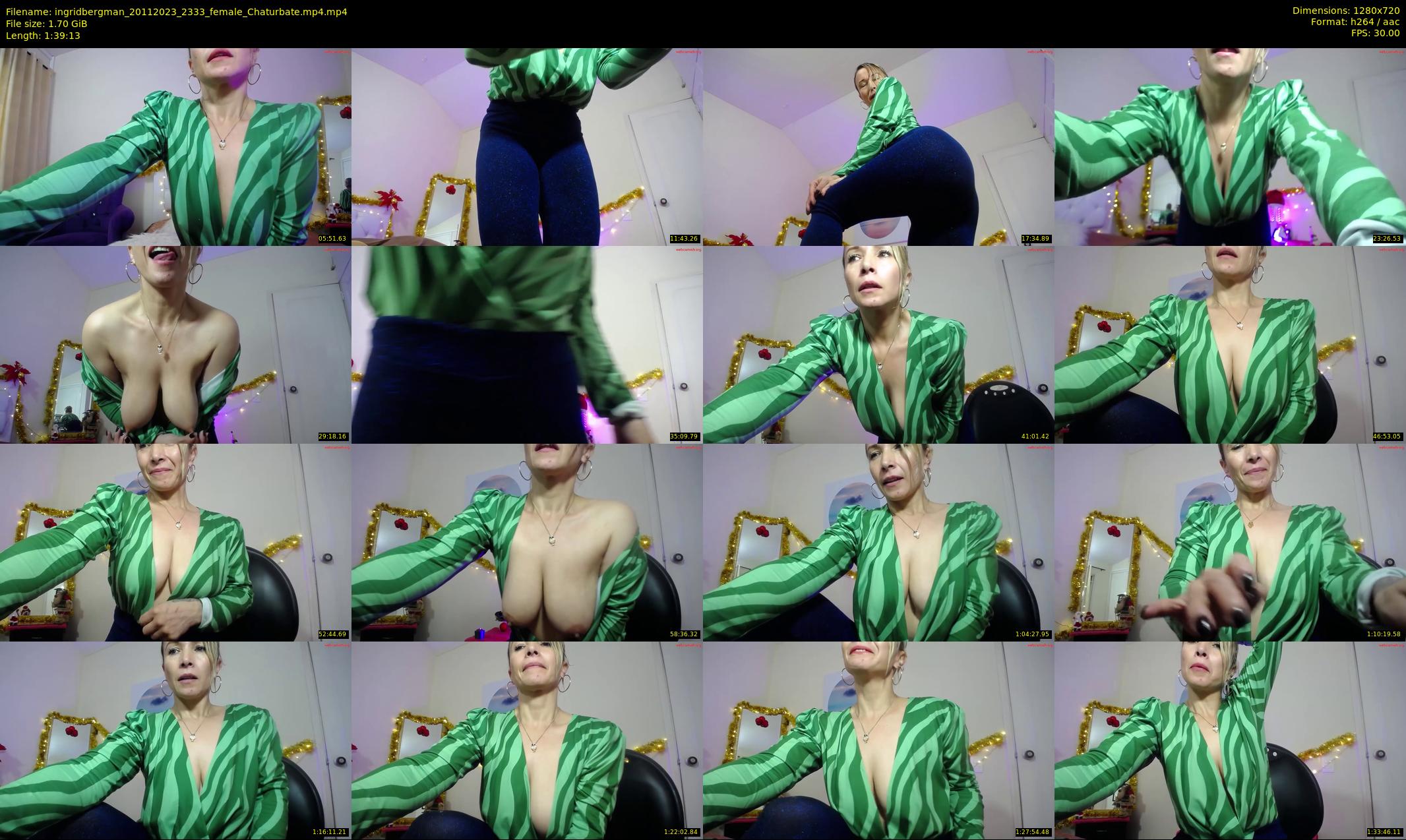 ingridbergman — 100 minute Chaturbate female cam show recording, 720p, Nov 20, 2023