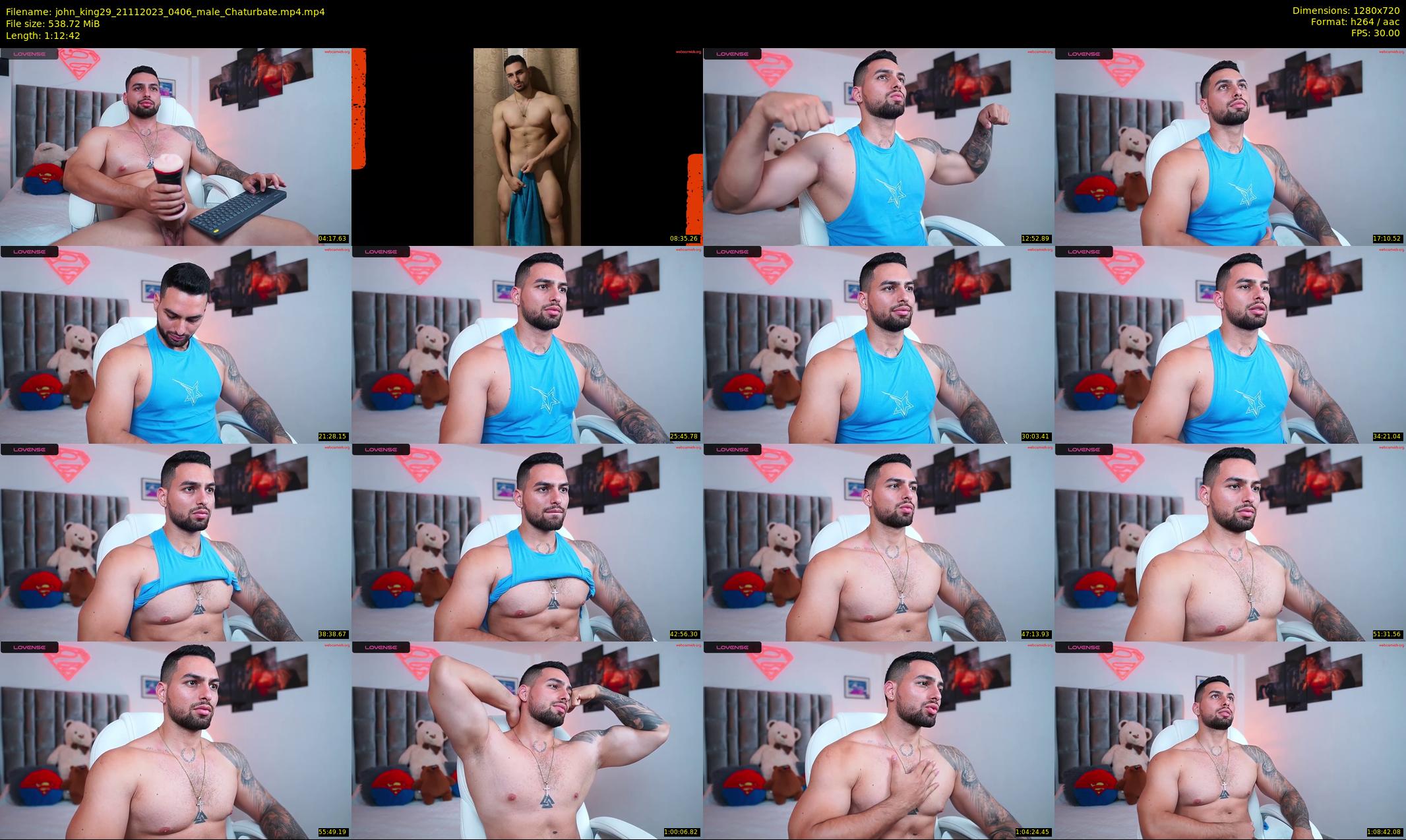 john_king29 — 73 minute Chaturbate male cam show recording, 720p, Nov 21, 2023