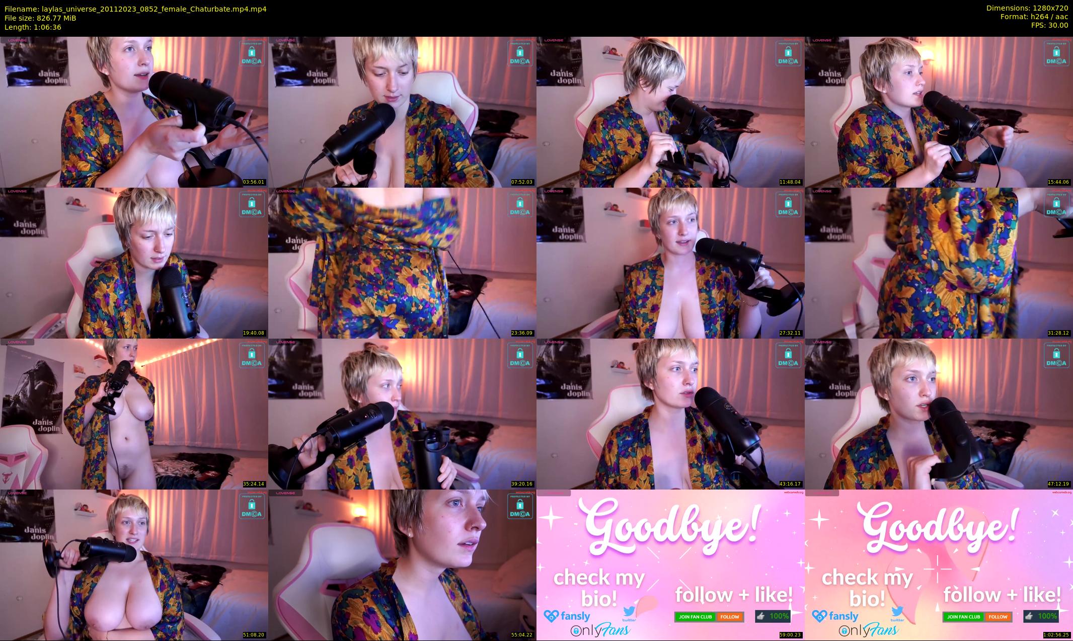 laylas_universe — 67 minute Chaturbate female cam show recording, 720p, Nov 20, 2023