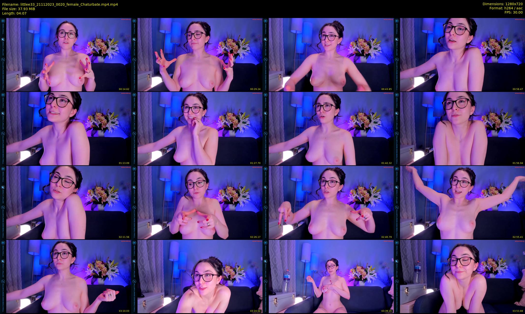 littlee33 — 5 minute Chaturbate female cam show recording, 720p, Nov 21, 2023