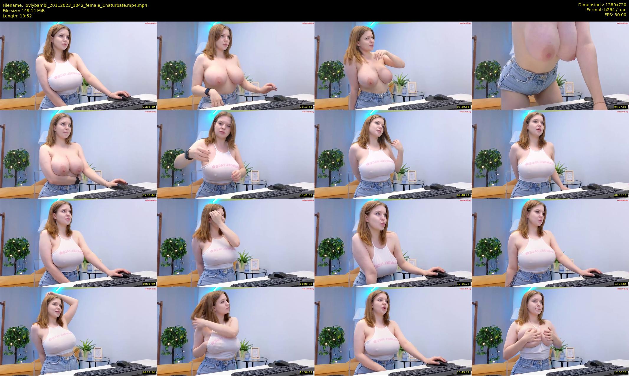 lovlybambi — 19 minute Chaturbate female cam show recording, 720p, Nov 20, 2023
