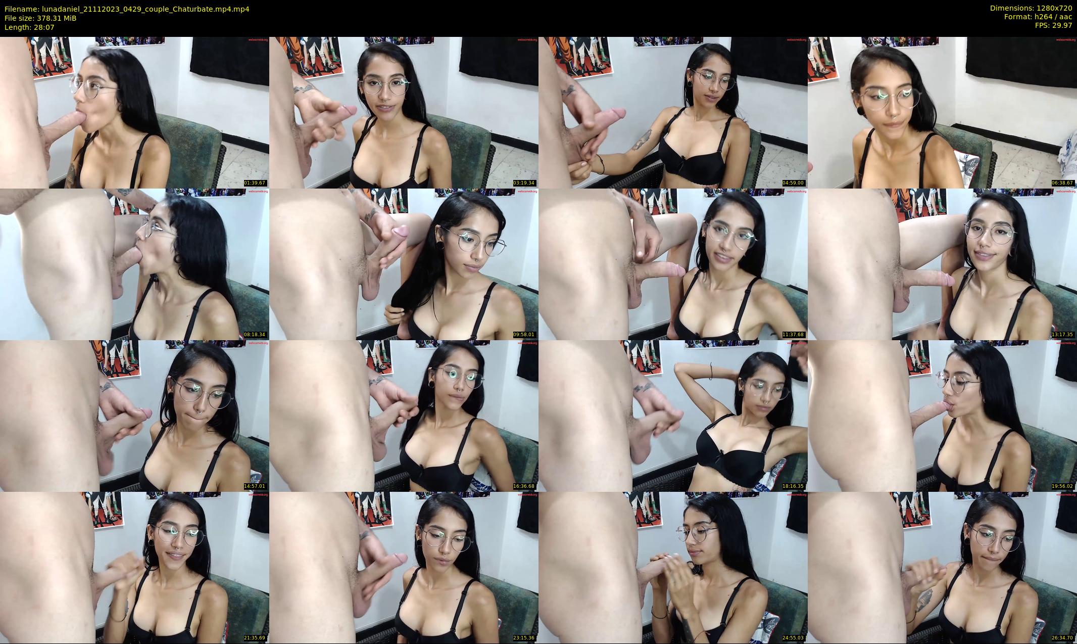 lunadaniel — 29 minute Chaturbate couple cam show recording, 720p, Nov 21, 2023