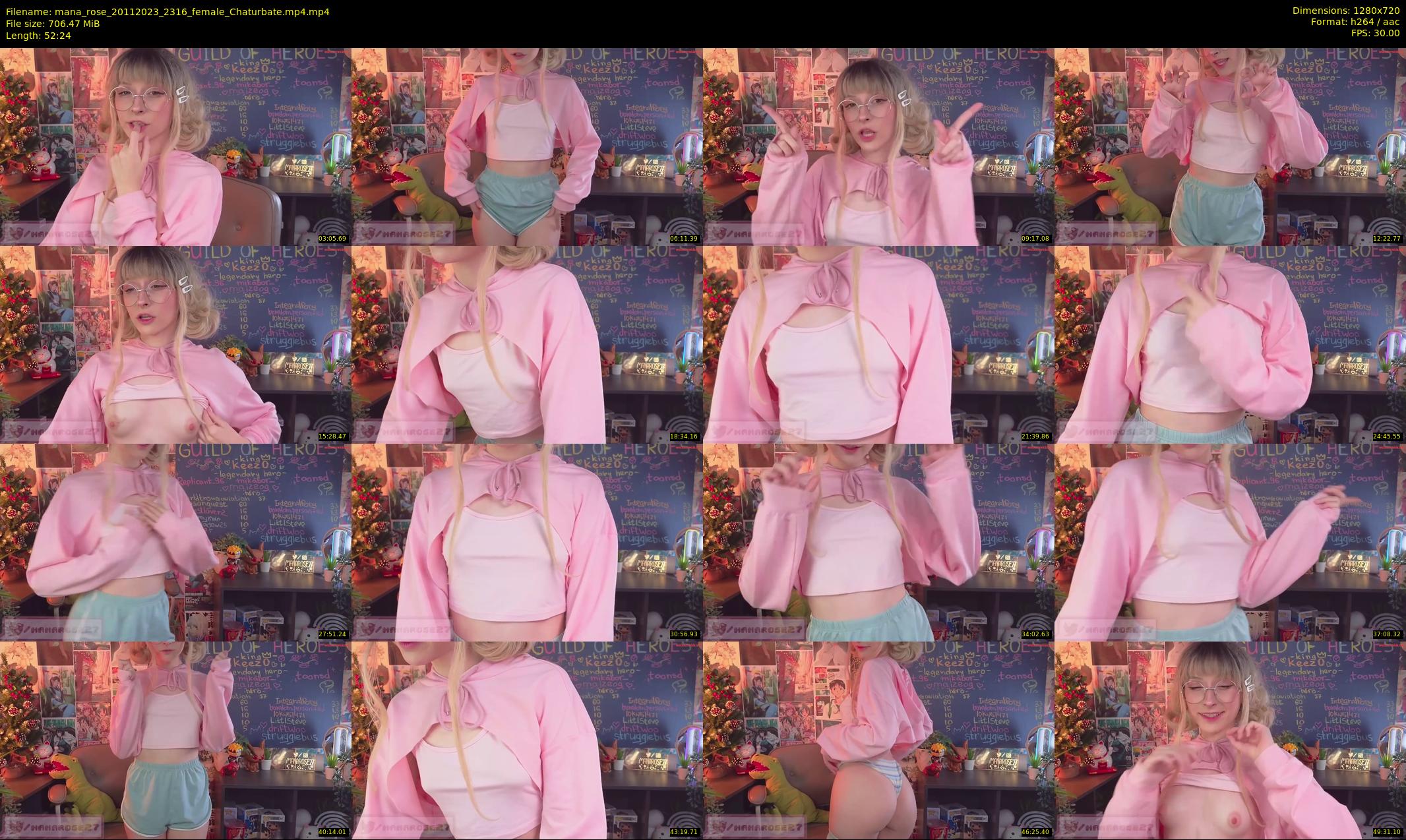 mana_rose — 53 minute Chaturbate female cam show recording, 720p, Nov 20, 2023