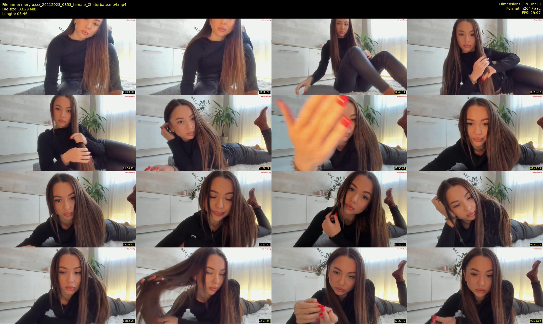 meryfoxxx — 4 minute Chaturbate female cam show recording, 720p, Nov 20, 2023