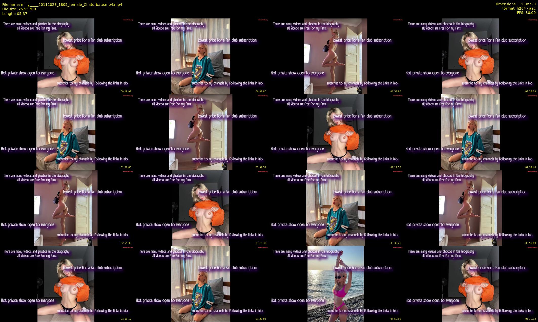 milly____ — 6 minute Chaturbate couple cam show recording, 720p, Nov 20, 2023