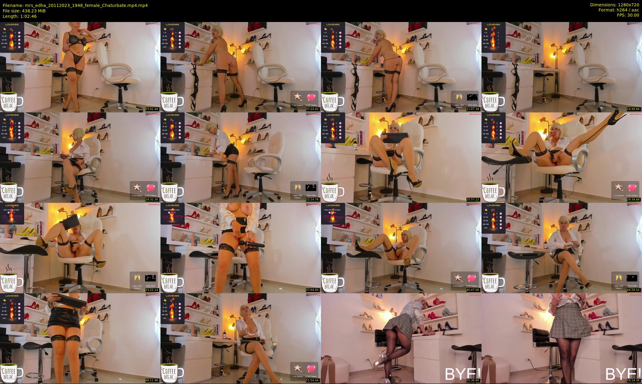 mrs_edha — 63 minute Chaturbate female cam show recording, 720p, Nov 20, 2023
