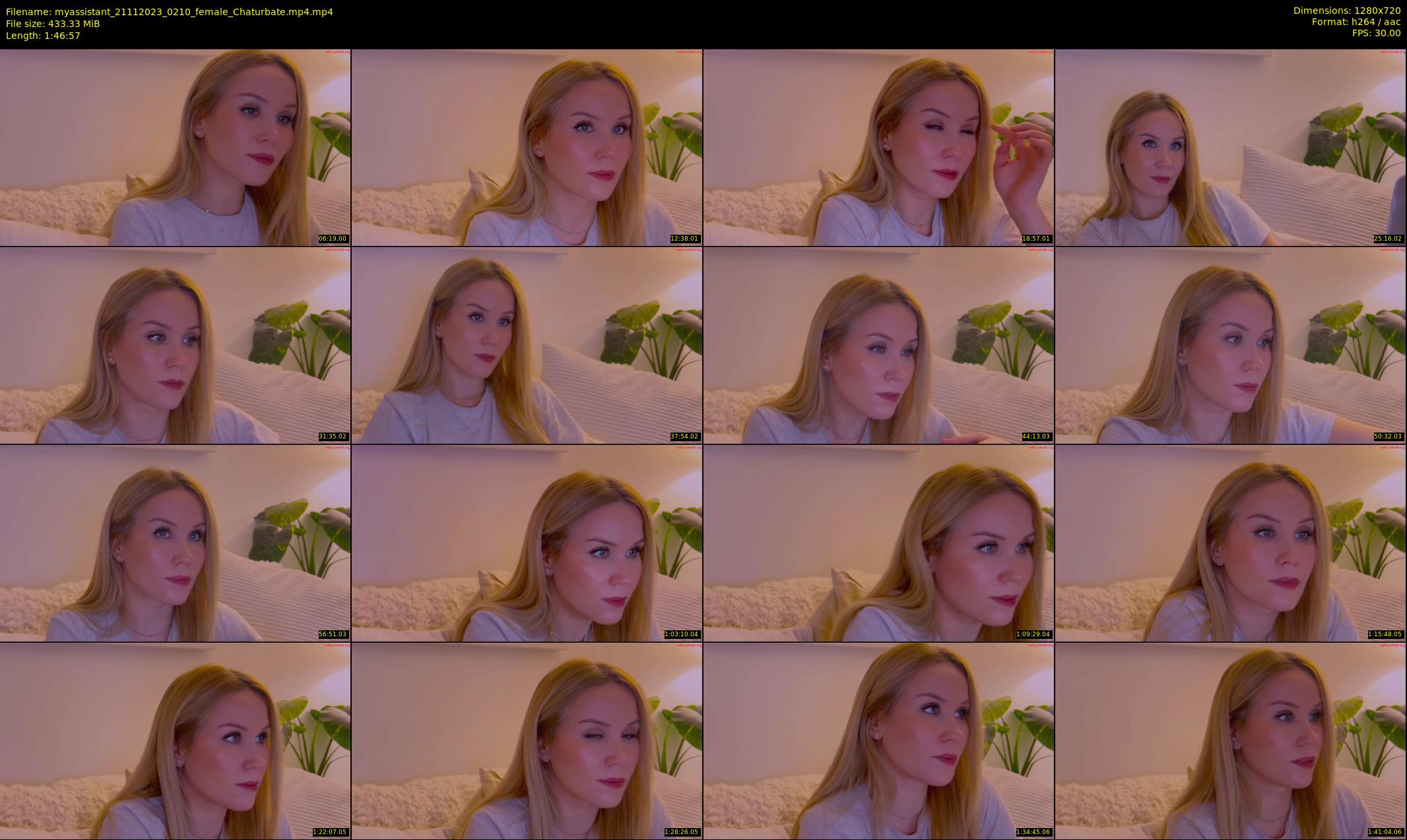 myassistant — 107 minute Chaturbate female cam show recording, 720p, Nov 21, 2023