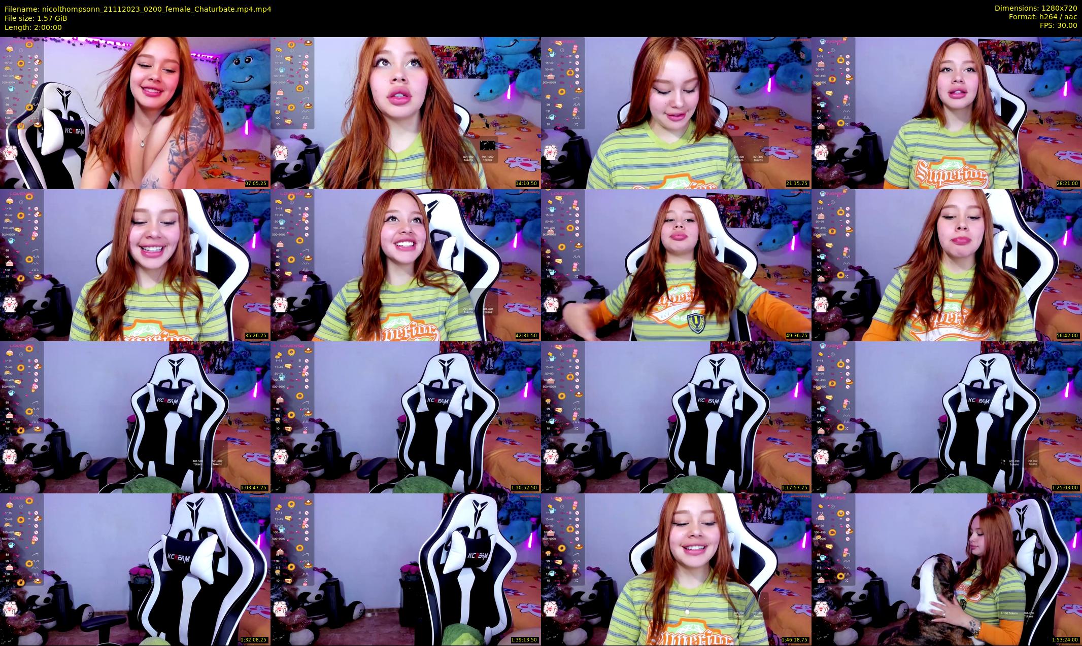 nicolthompsonn — 120 minute Chaturbate female cam show recording, 720p, Nov 21, 2023