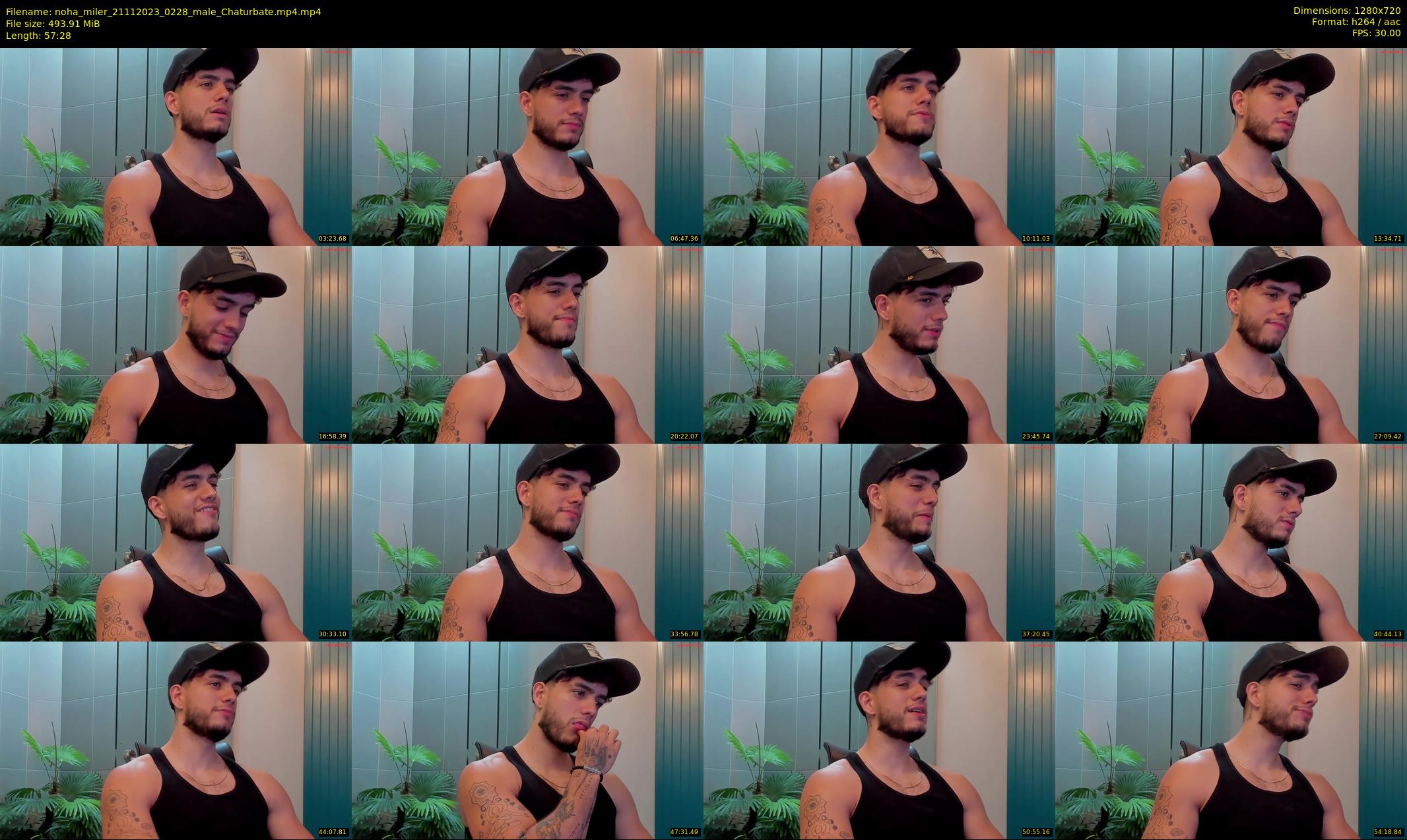 noha_miler — 58 minute Chaturbate male cam show recording, 720p, Nov 21, 2023