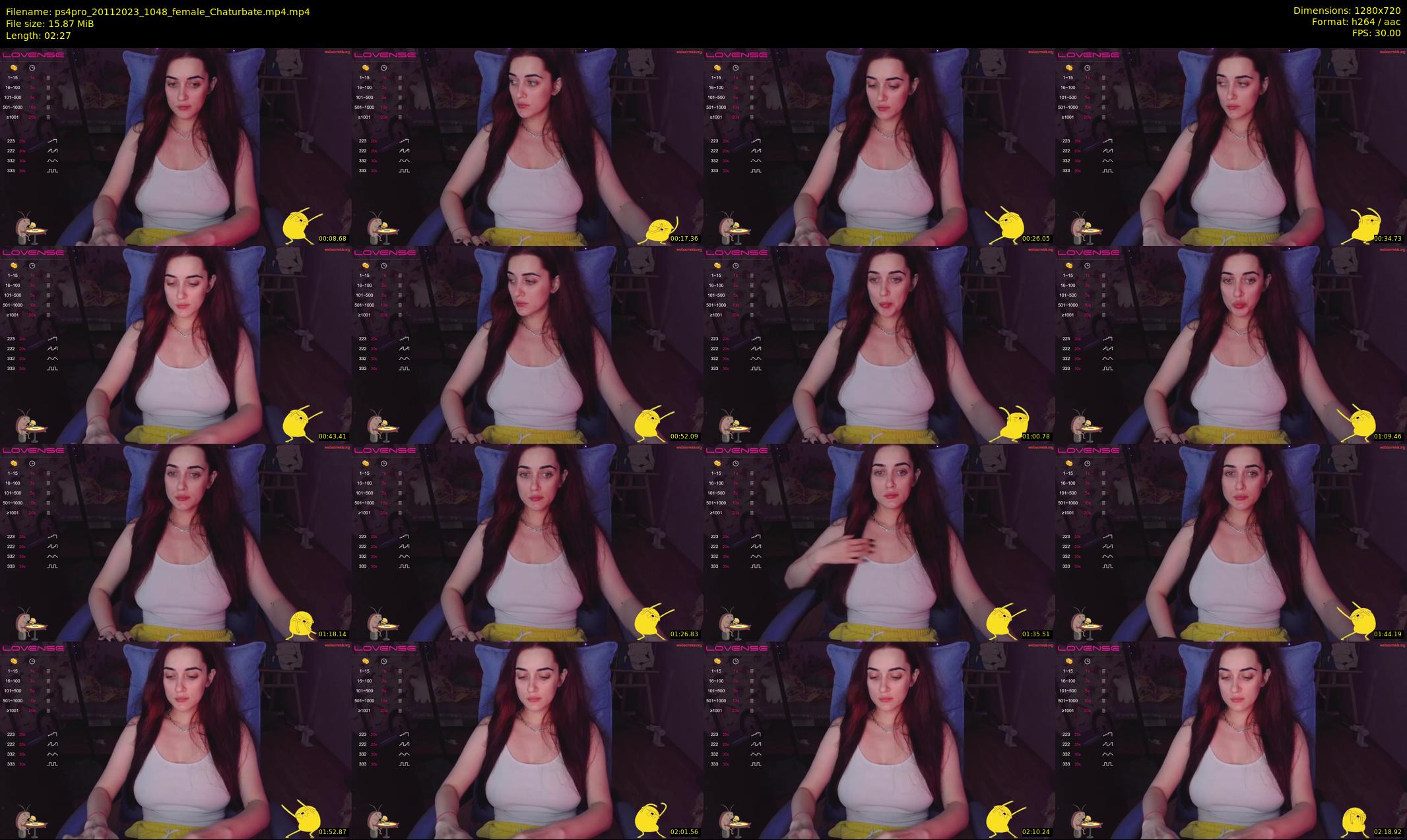 ps4pro — 3 minute Chaturbate female cam show recording, 720p, Nov 20, 2023