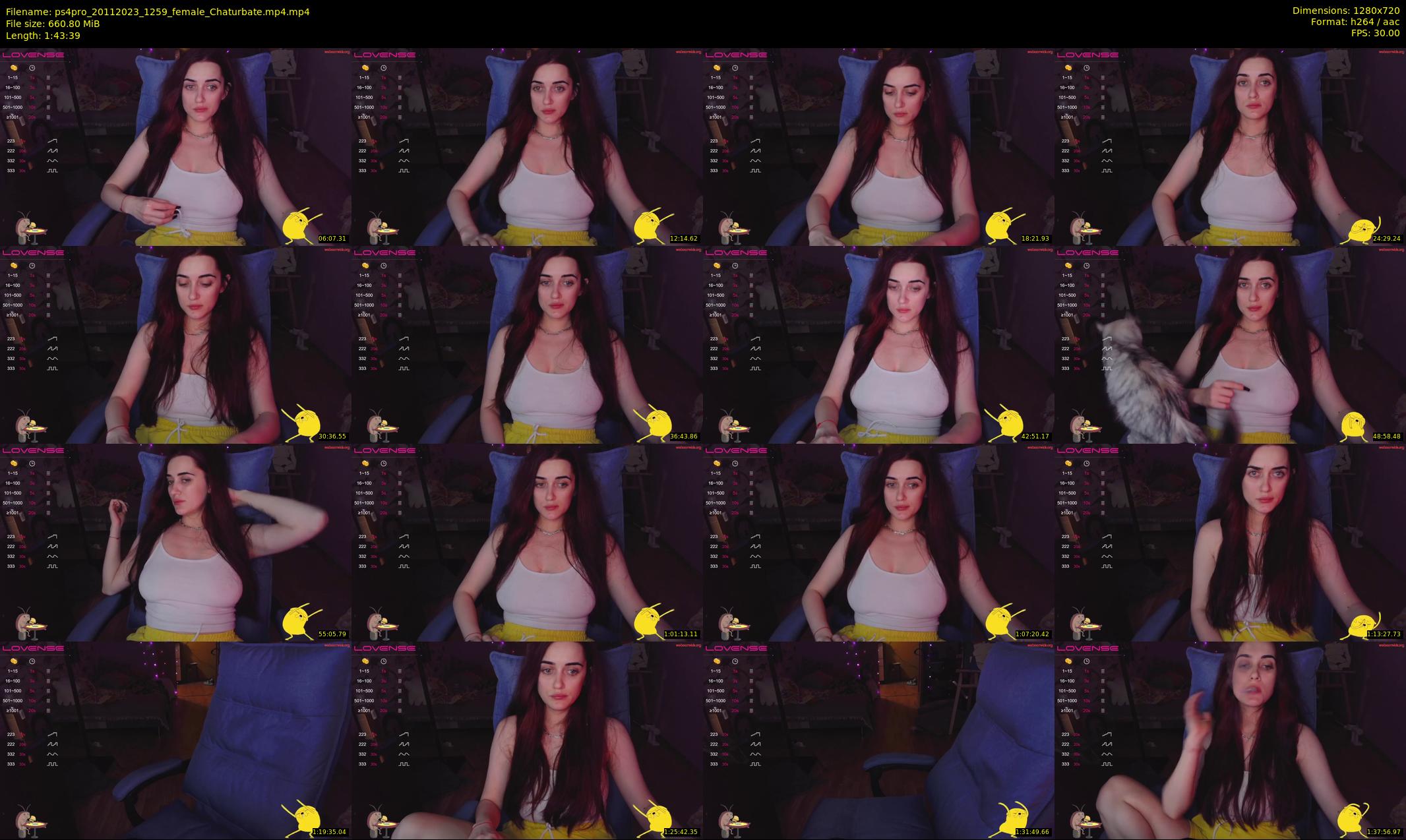 ps4pro — 104 minute Chaturbate female cam show recording, 720p, Nov 20, 2023