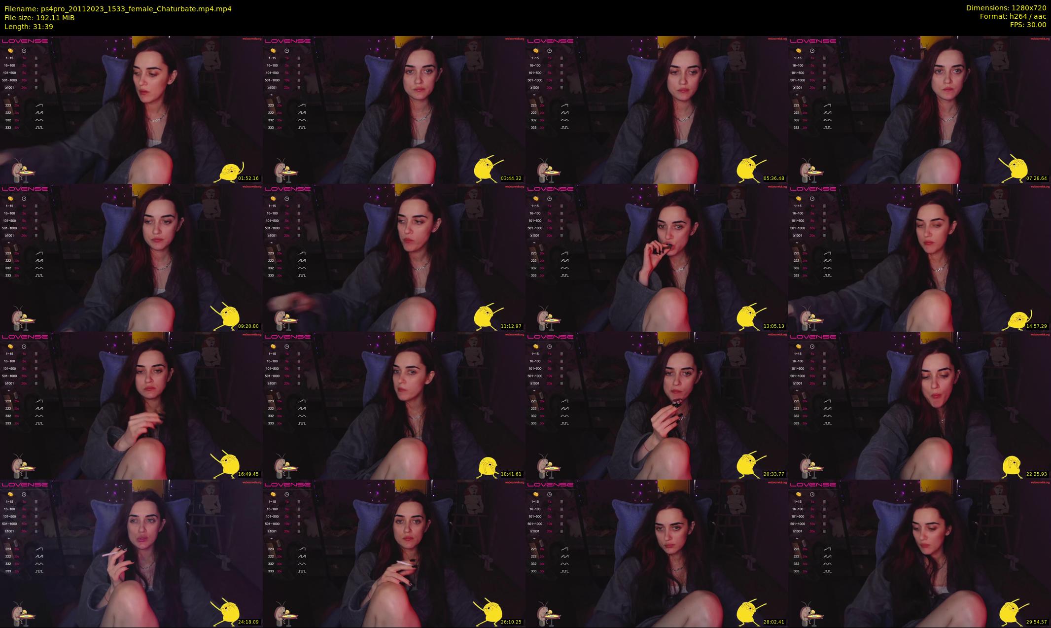 ps4pro — 32 minute Chaturbate female cam show recording, 720p, Nov 20, 2023