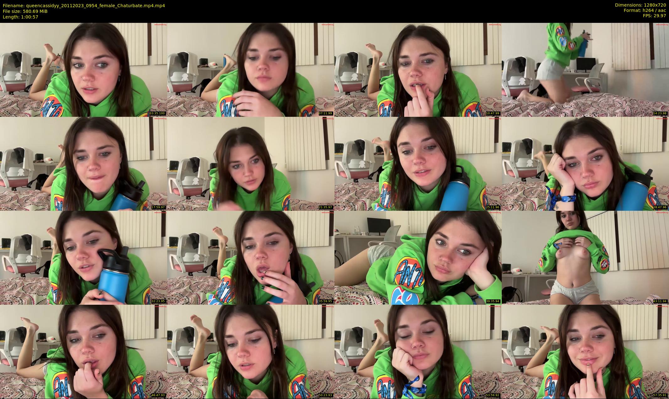 queencassidyy — 61 minute Chaturbate female cam show recording, 720p, Nov 20, 2023