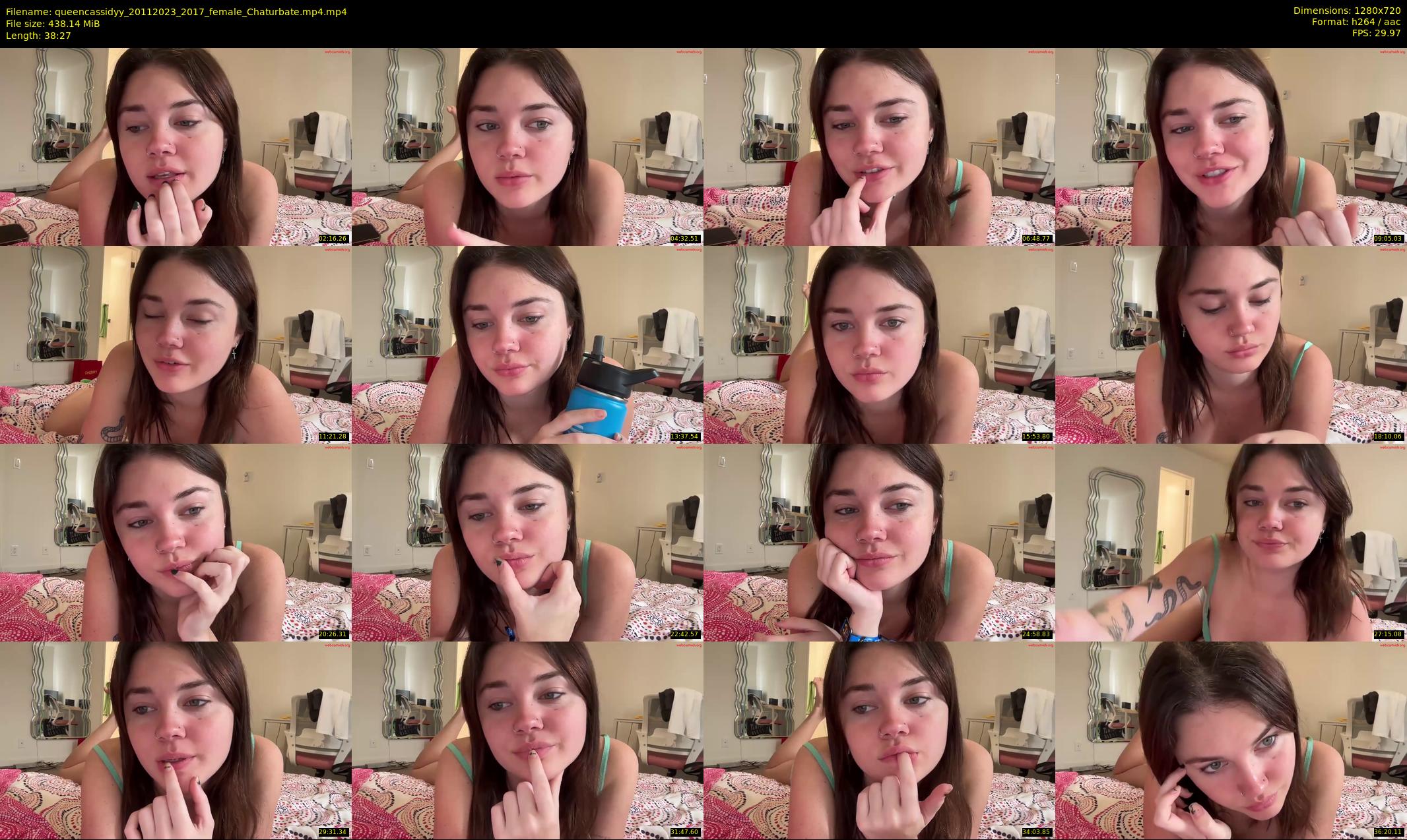 queencassidyy — 39 minute Chaturbate female cam show recording, 720p, Nov 20, 2023