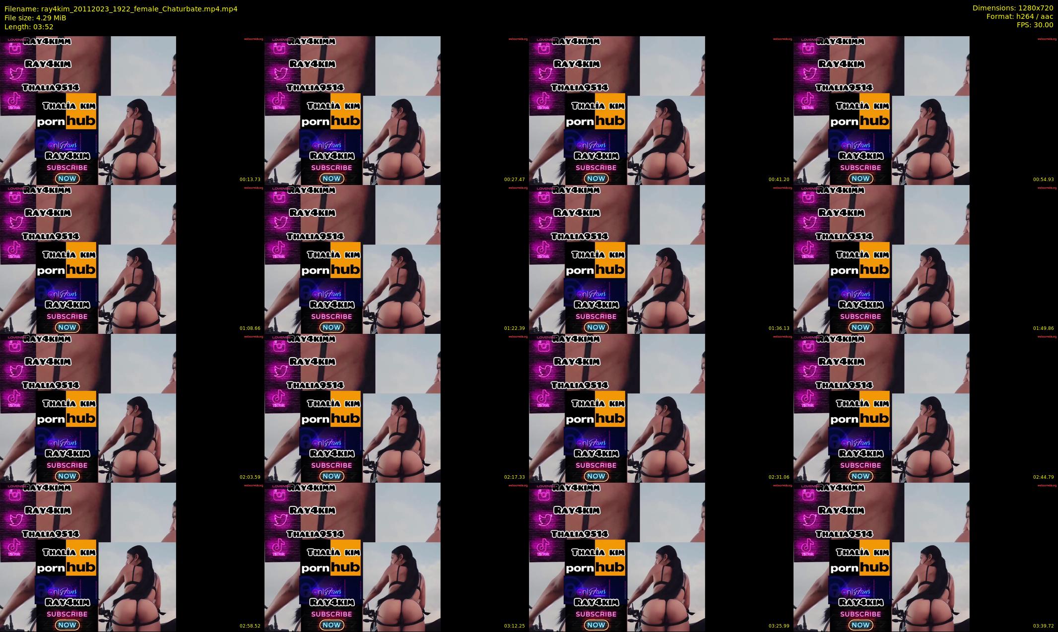 ray4kim — 4 minute Chaturbate couple cam show recording, 720p, Nov 20, 2023