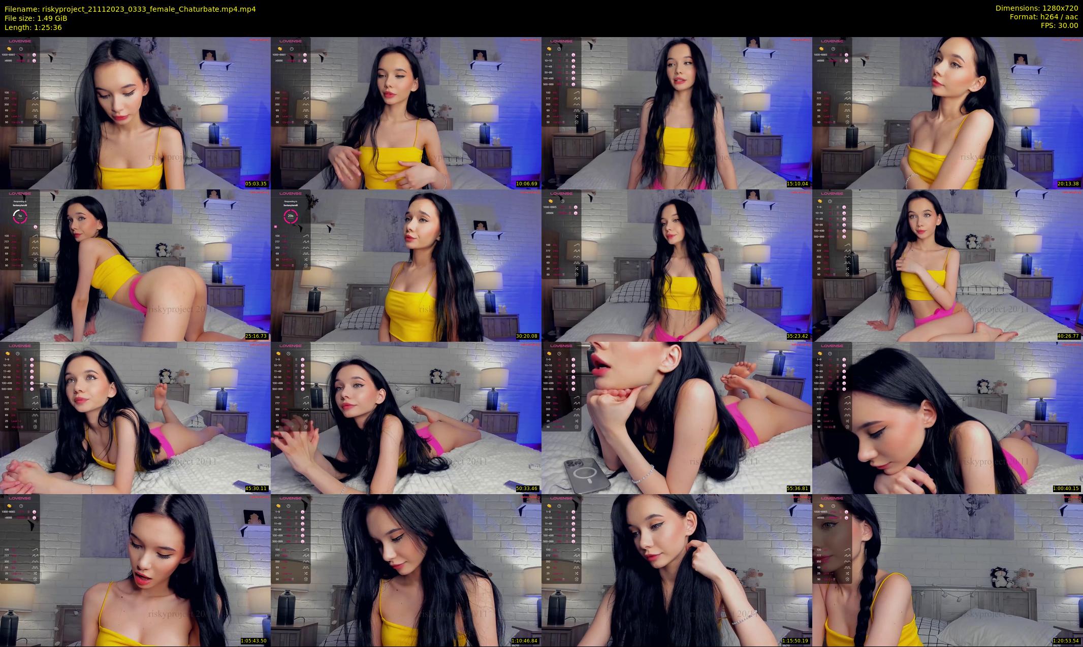 riskyproject — 86 minute Chaturbate couple cam show recording, 720p, Nov 21, 2023