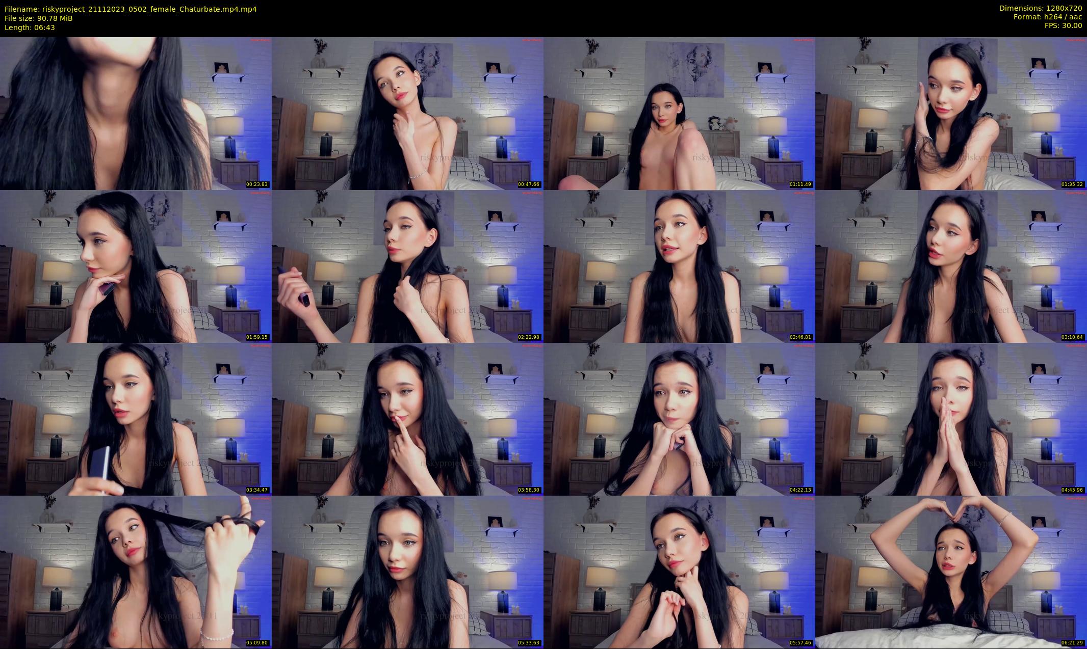 riskyproject — 7 minute Chaturbate couple cam show recording, 720p, Nov 21, 2023