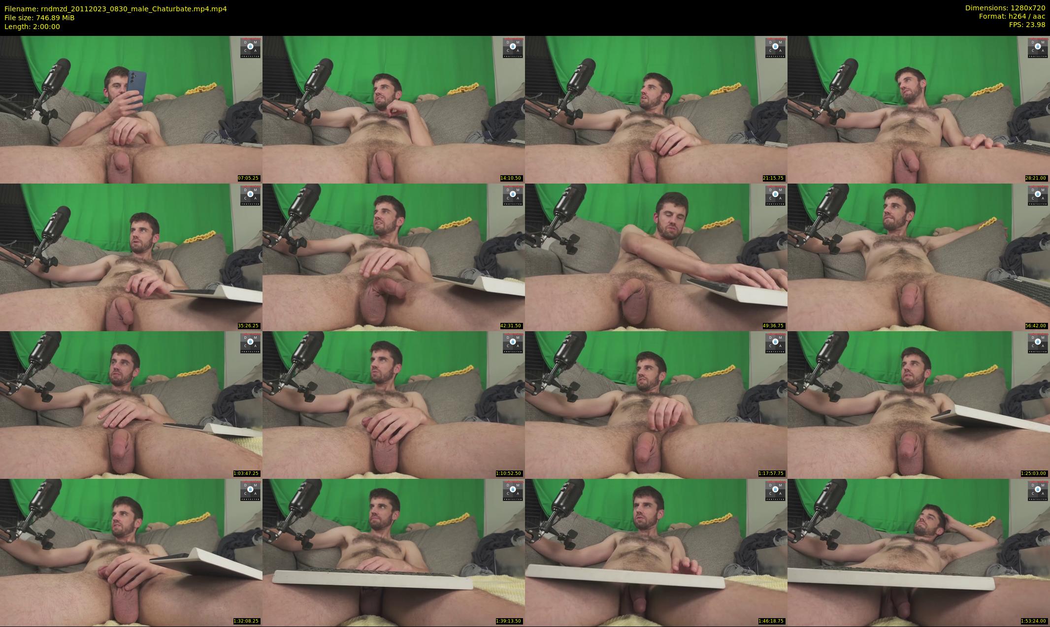 rndmzd — 120 minute Chaturbate male cam show recording, 720p, Nov 20, 2023