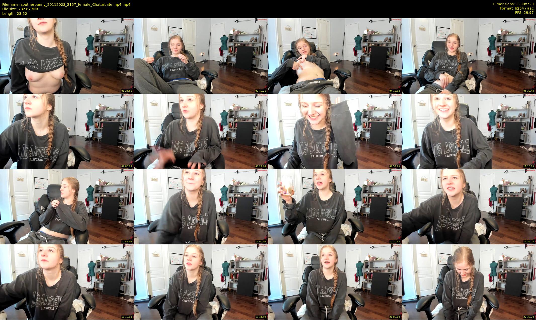 southerbunny — 24 minute Chaturbate female cam show recording, 720p, Nov 20, 2023