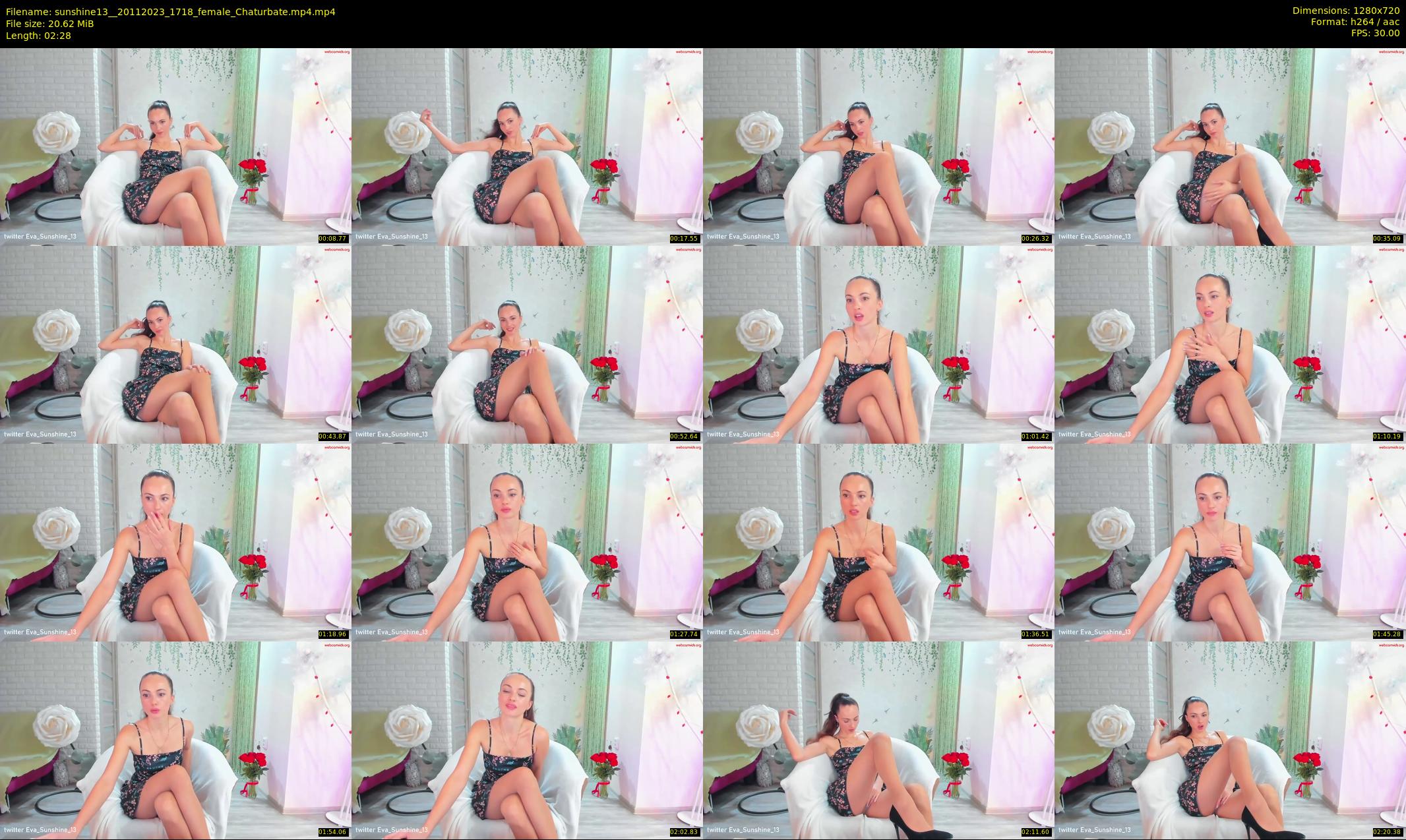 sunshine13_ — 3 minute Chaturbate female cam show recording, 720p, Nov 20, 2023