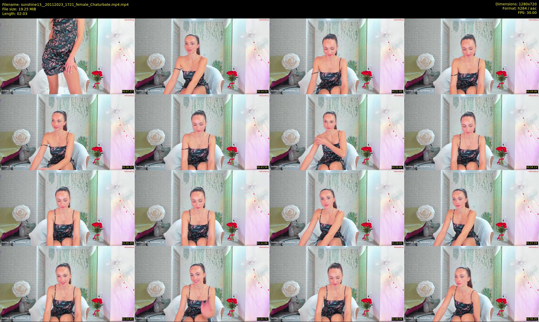 sunshine13_ — 3 minute Chaturbate female cam show recording, 720p, Nov 20, 2023