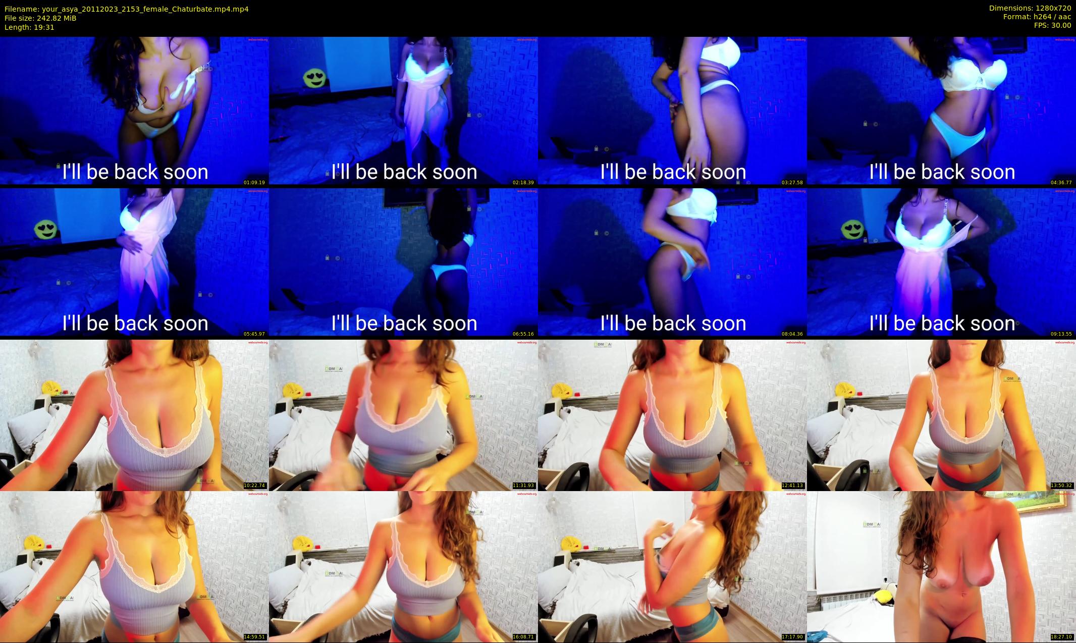 your_asya — 20 minute Chaturbate female cam show recording, 720p, Nov 20, 2023