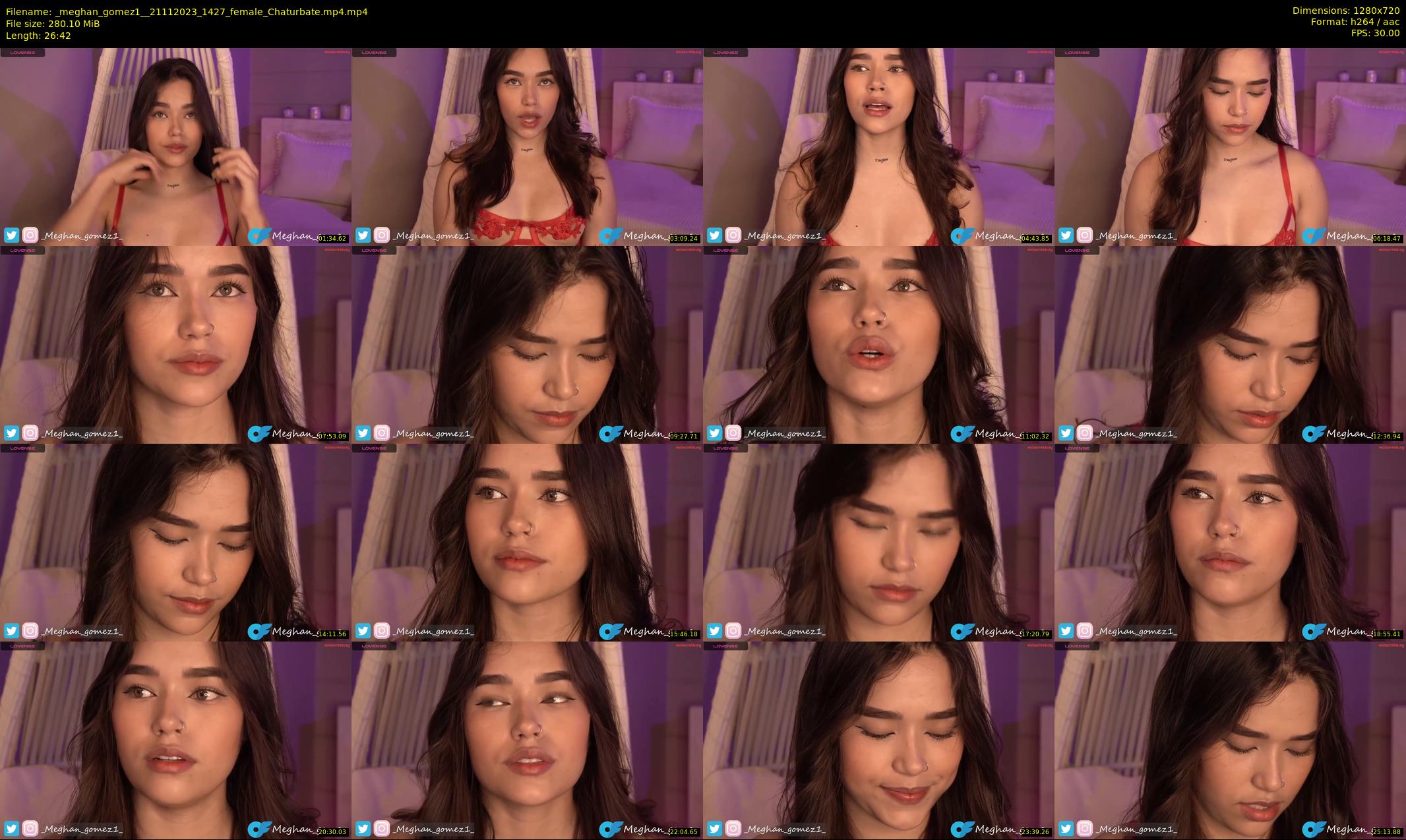 _meghan_gomez1_ — 27 minute Chaturbate female cam show recording, 720p, Nov 21, 2023