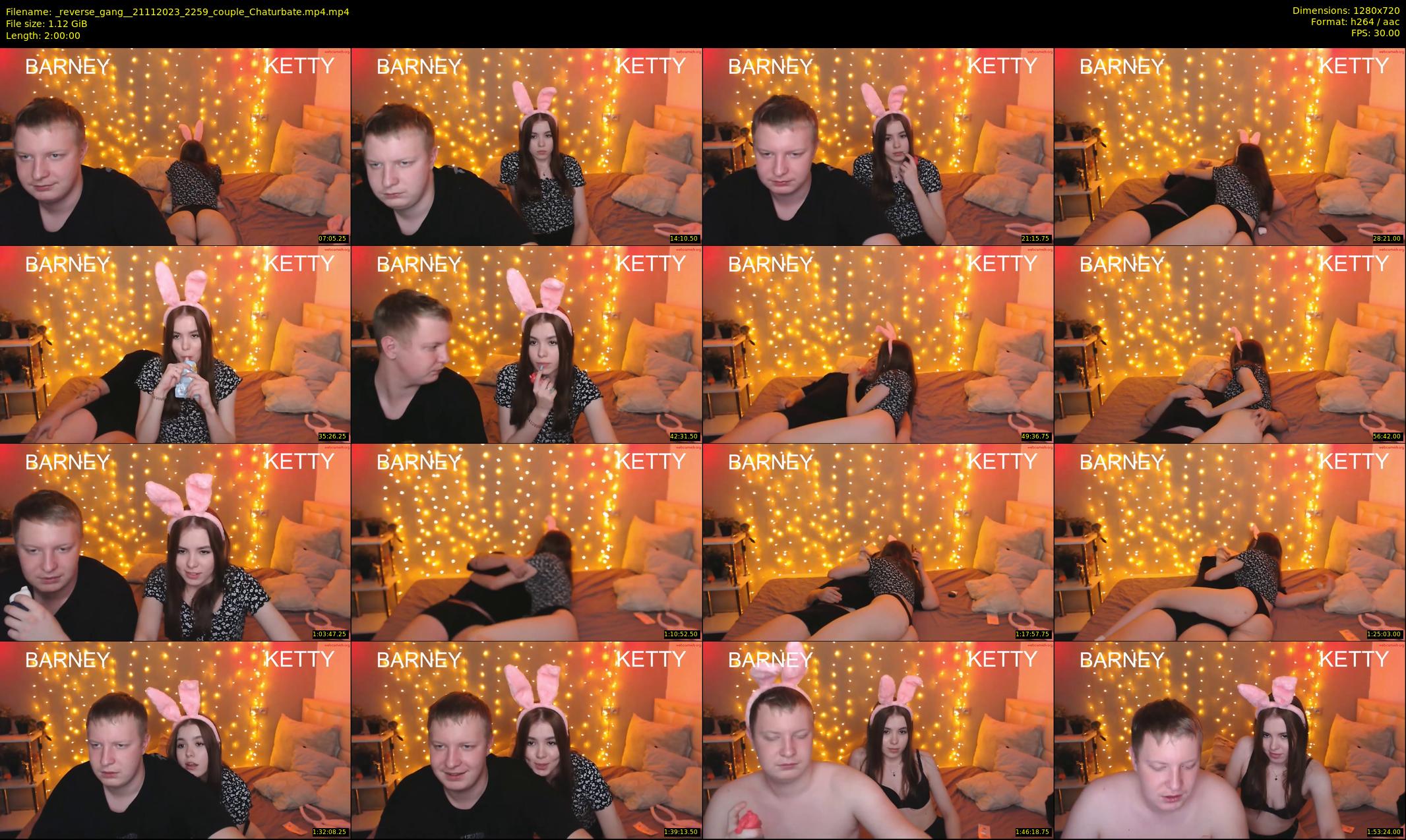 _reverse_gang_ — 120 minute Chaturbate couple cam show recording, 720p, Nov 21, 2023