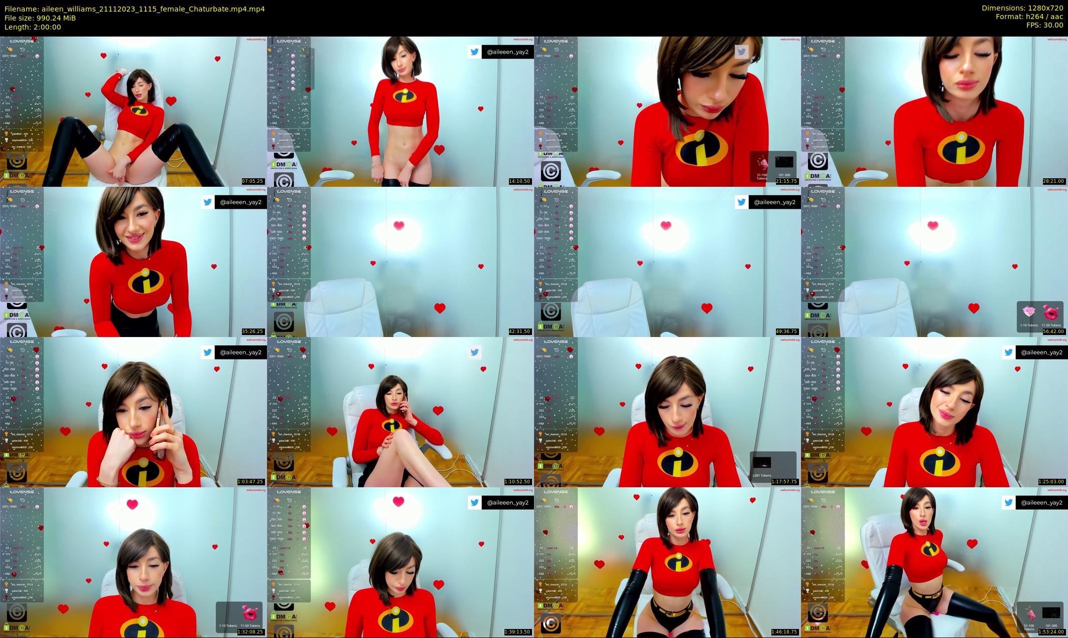 aileen_williams — 120 minute Chaturbate female cam show recording, 720p, Nov 21, 2023