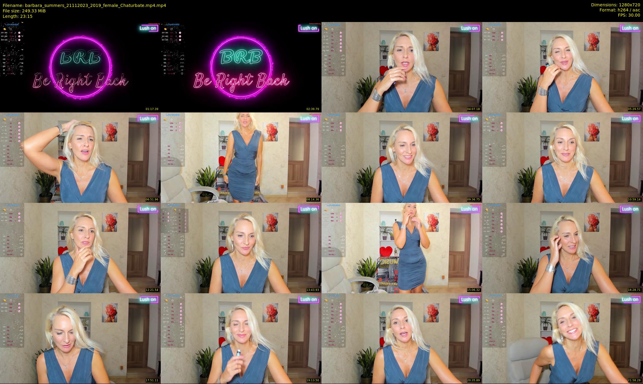 barbara_summers — 24 minute Chaturbate female cam show recording, 720p, Nov 21, 2023