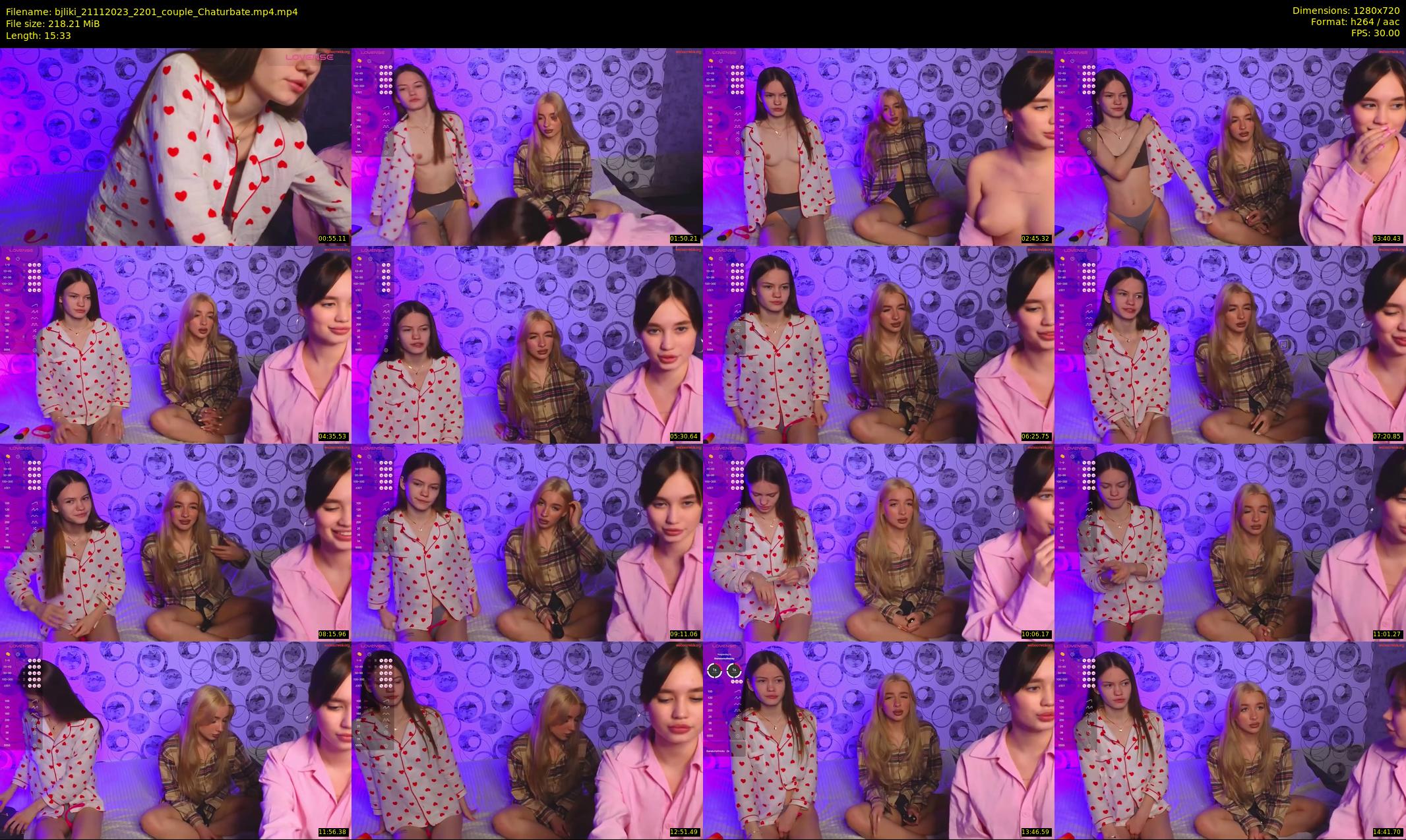 bjliki — 16 minute Chaturbate couple cam show recording, 720p, Nov 21, 2023