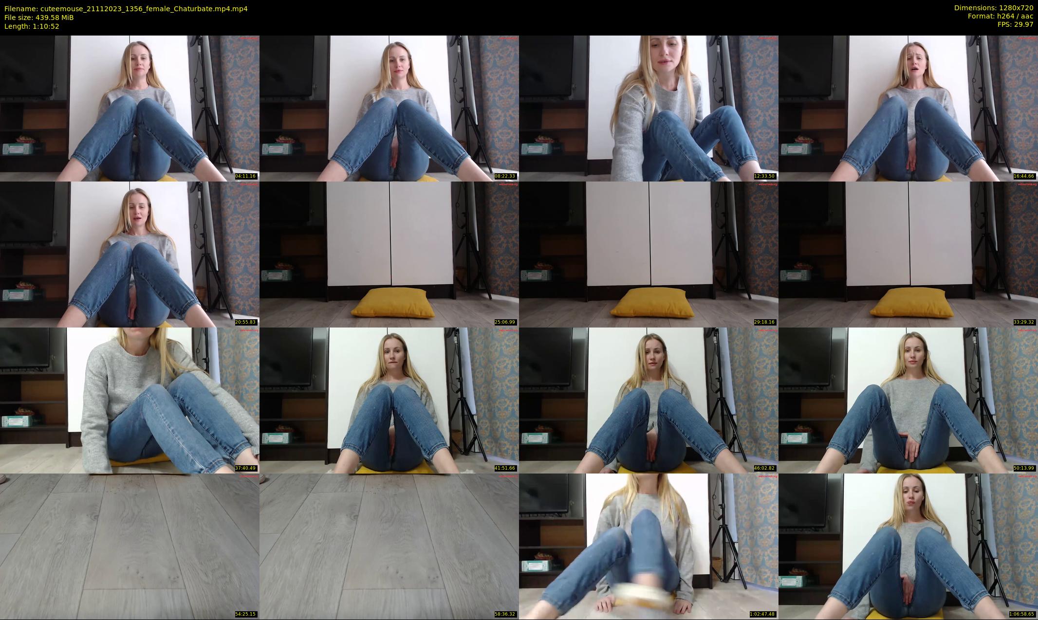 cuteemouse — 71 minute Chaturbate female cam show recording, 720p, Nov 21, 2023