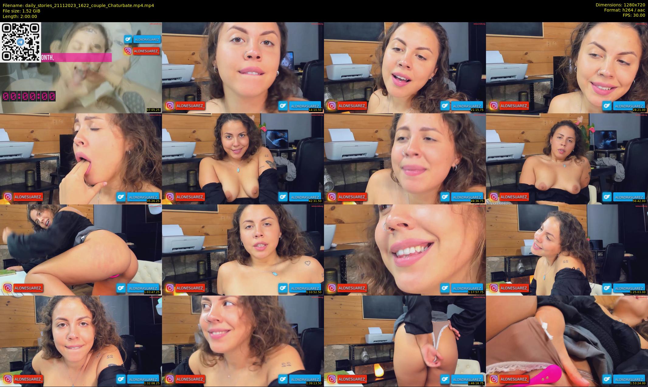 daily_stories — 120 minute Chaturbate couple cam show recording, 720p, Nov 21, 2023