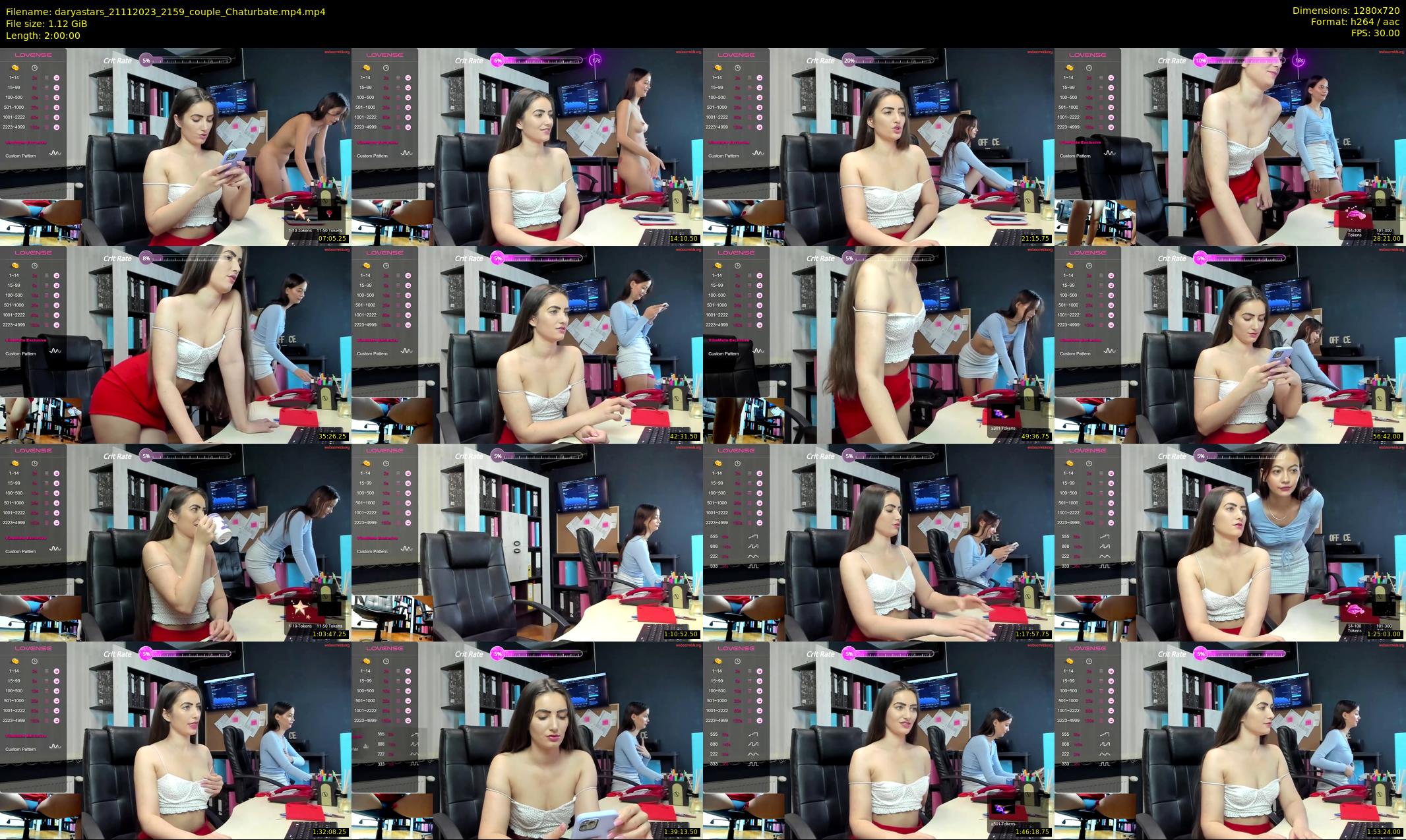 daryastars — 120 minute Chaturbate couple cam show recording, 720p, Nov 21, 2023