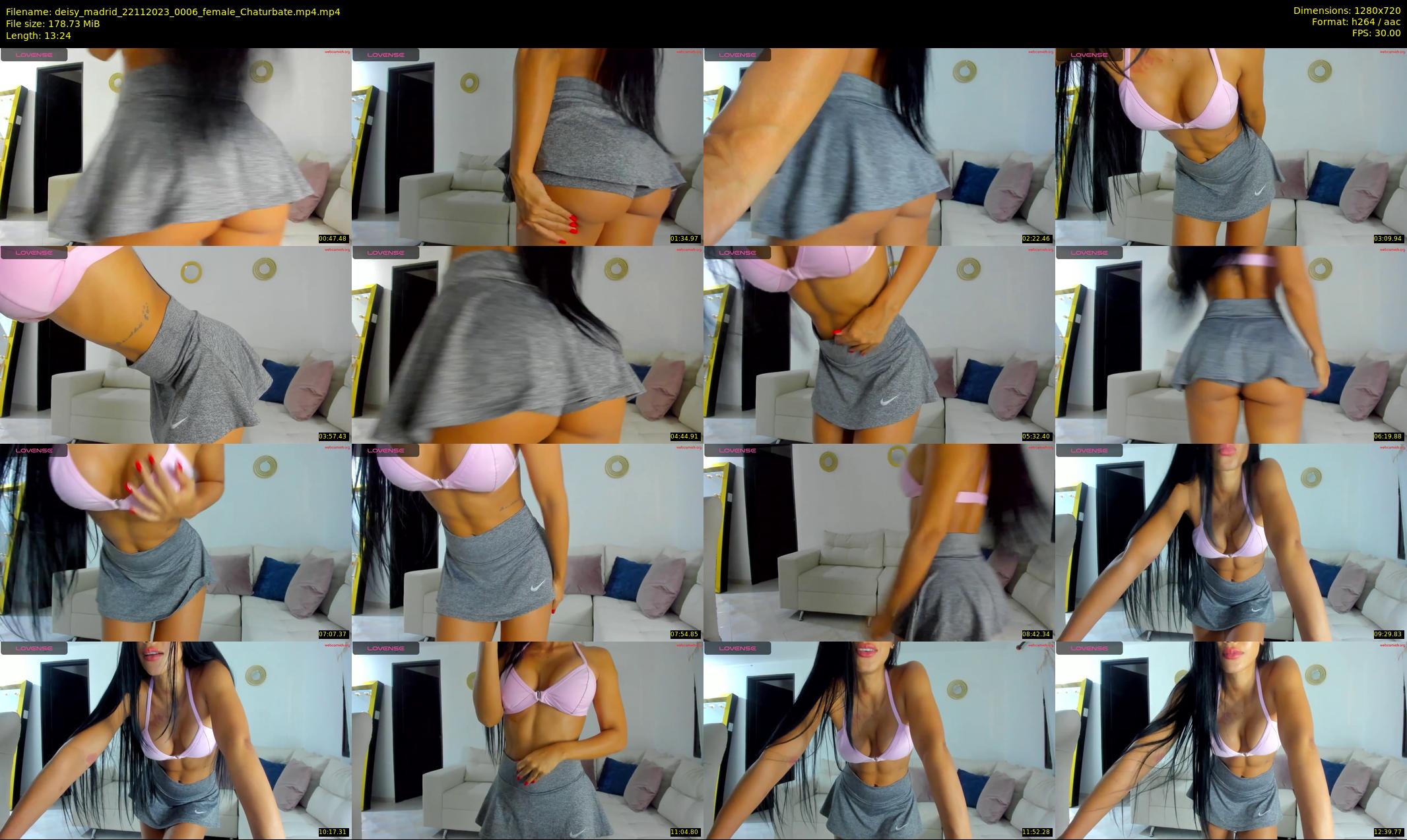 deisy_madrid — 14 minute Chaturbate female cam show recording, 720p, Nov 22, 2023