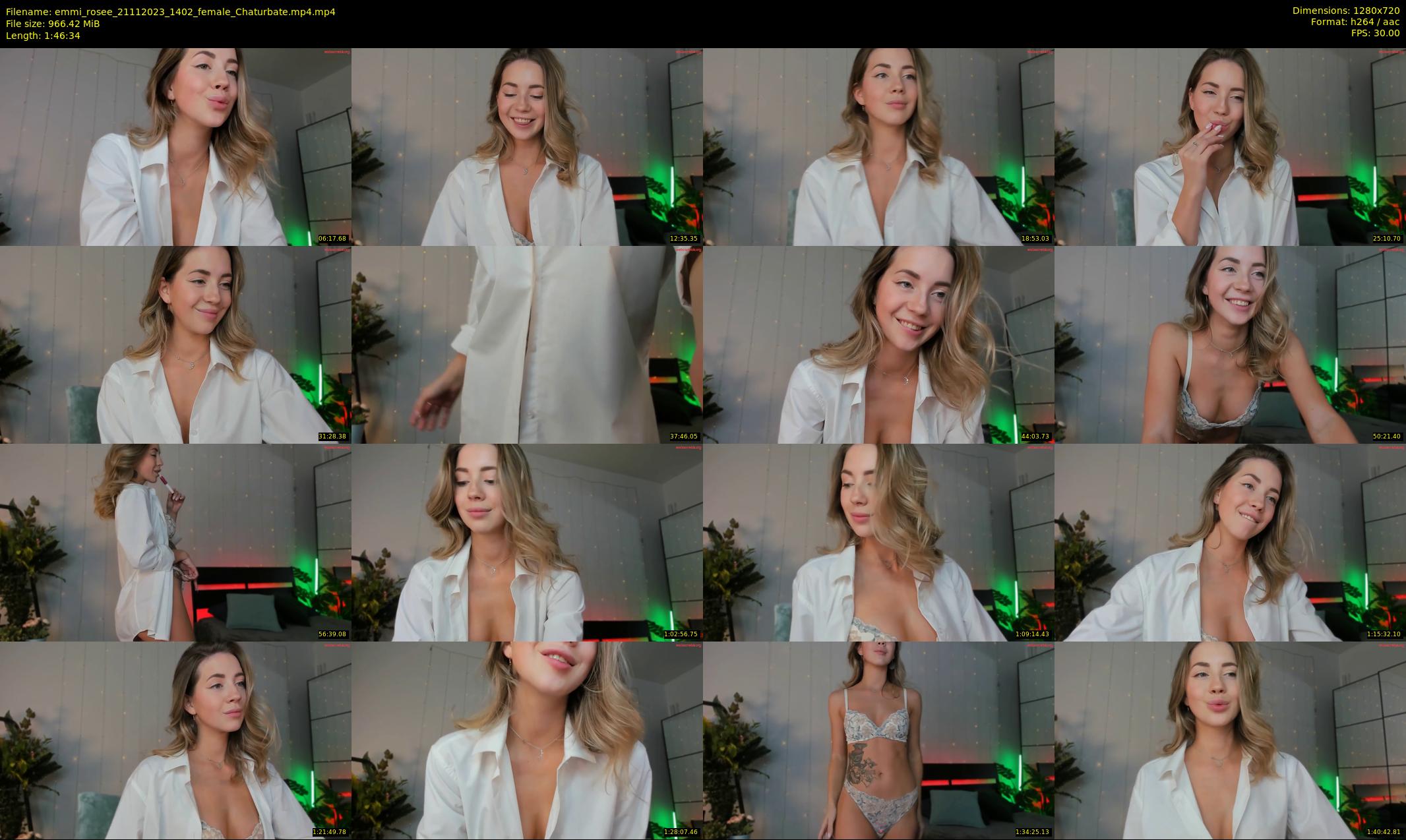 emmi_rosee — 107 minute Chaturbate female cam show recording, 720p, Nov 21, 2023
