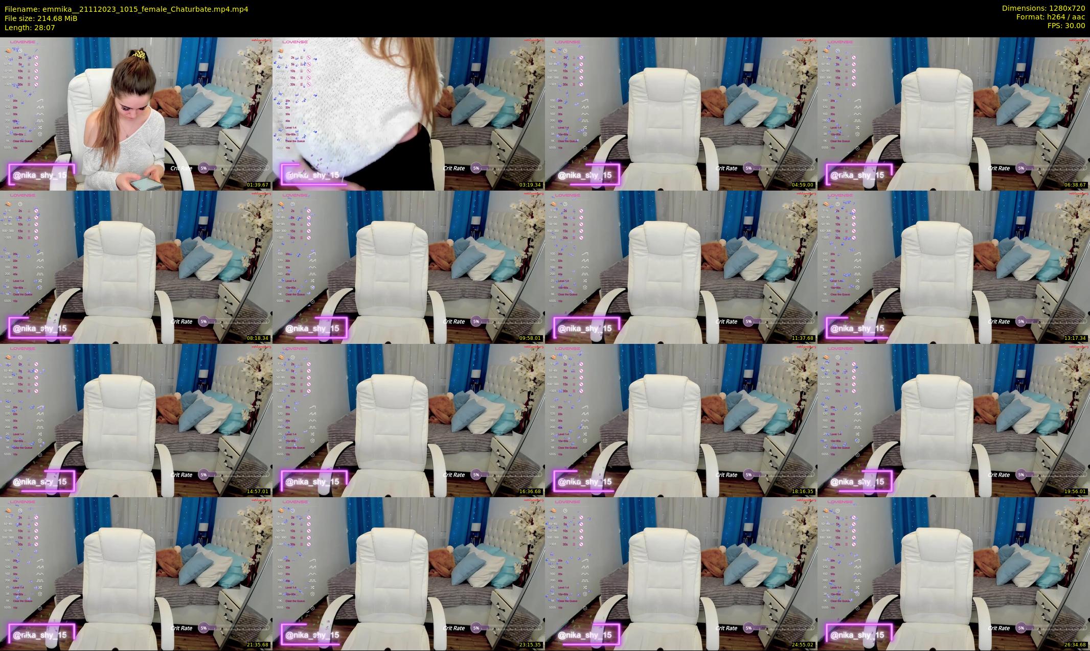 emmika_ — 29 minute Chaturbate female cam show recording, 720p, Nov 21, 2023