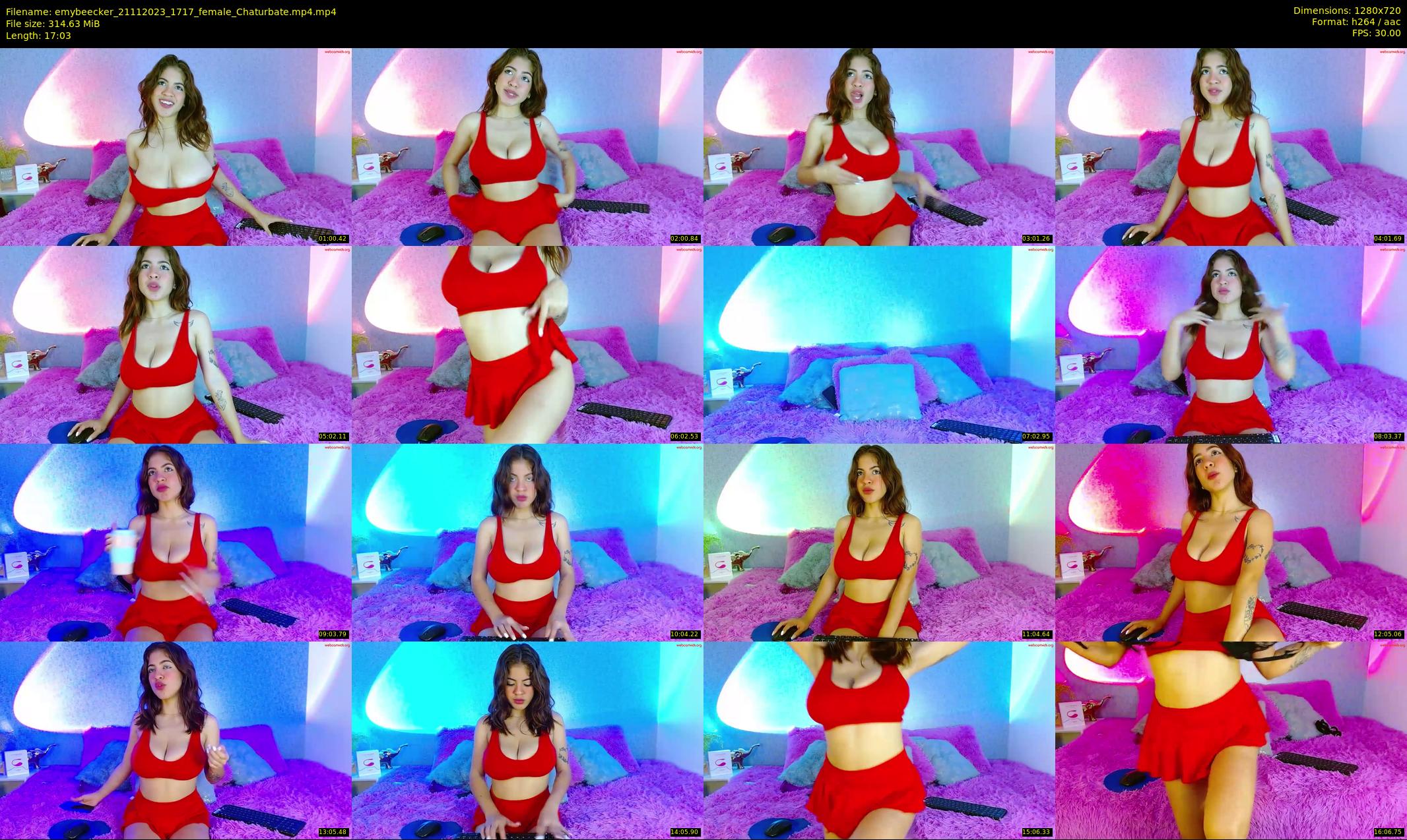 emybeecker — 18 minute Chaturbate female cam show recording, 720p, Nov 21, 2023