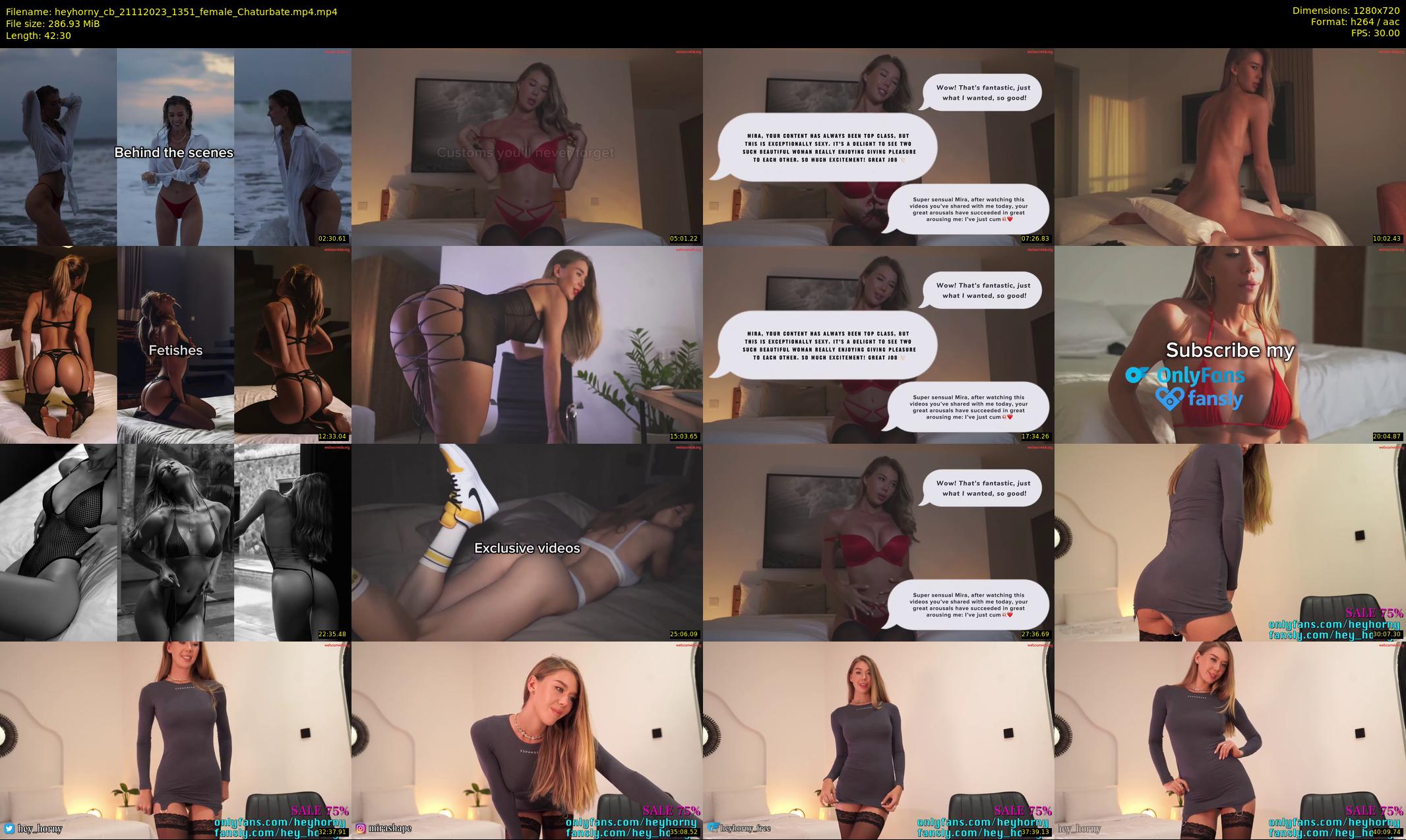 heyhorny_cb — 43 minute Chaturbate couple cam show recording, 720p, Nov 21, 2023