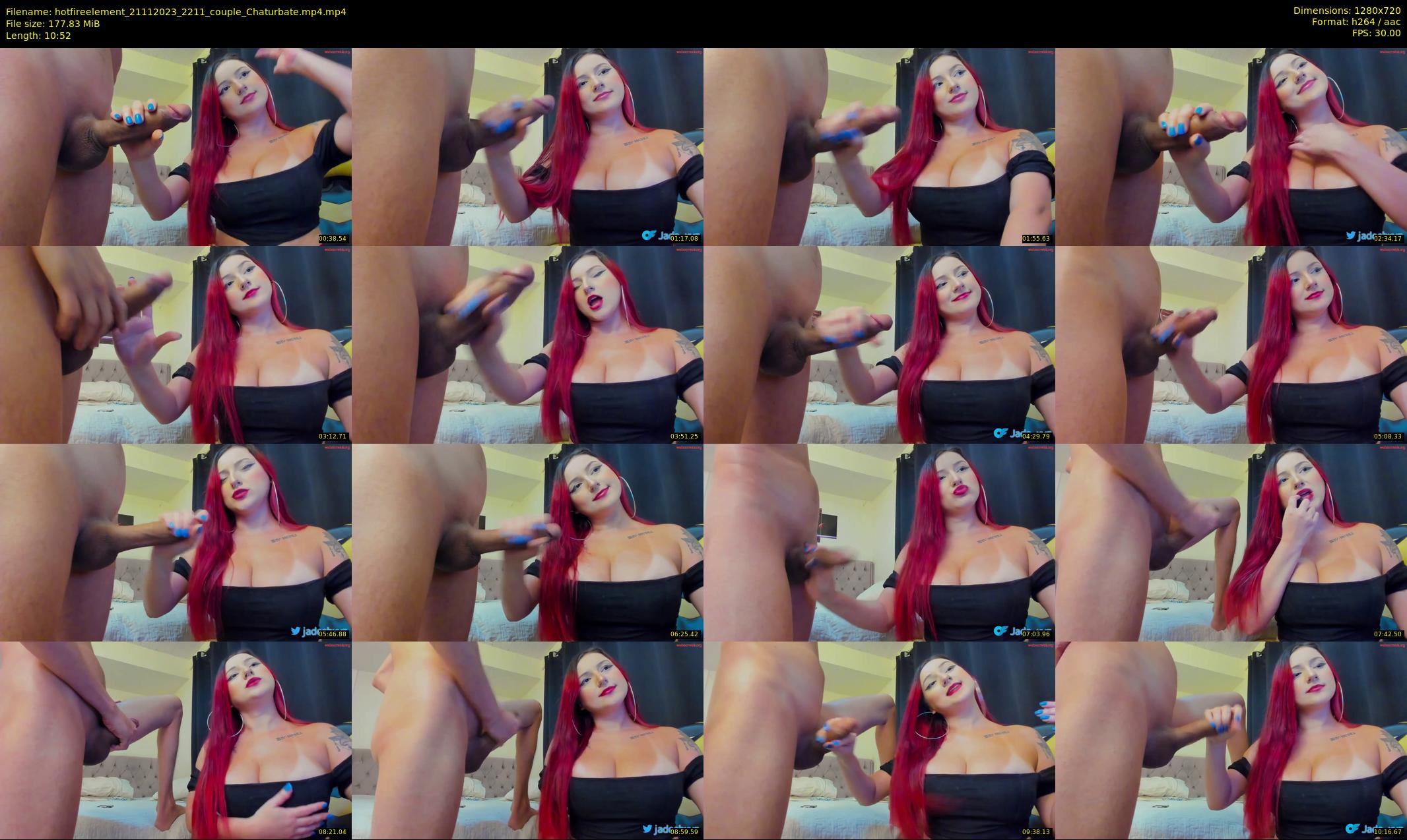 hotfireelement — 11 minute Chaturbate couple cam show recording, 720p, Nov 21, 2023